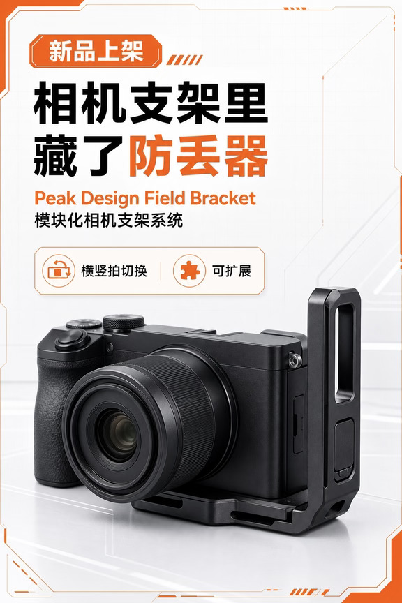 不只横竖拍，Peak Design把防丢器塞进相机