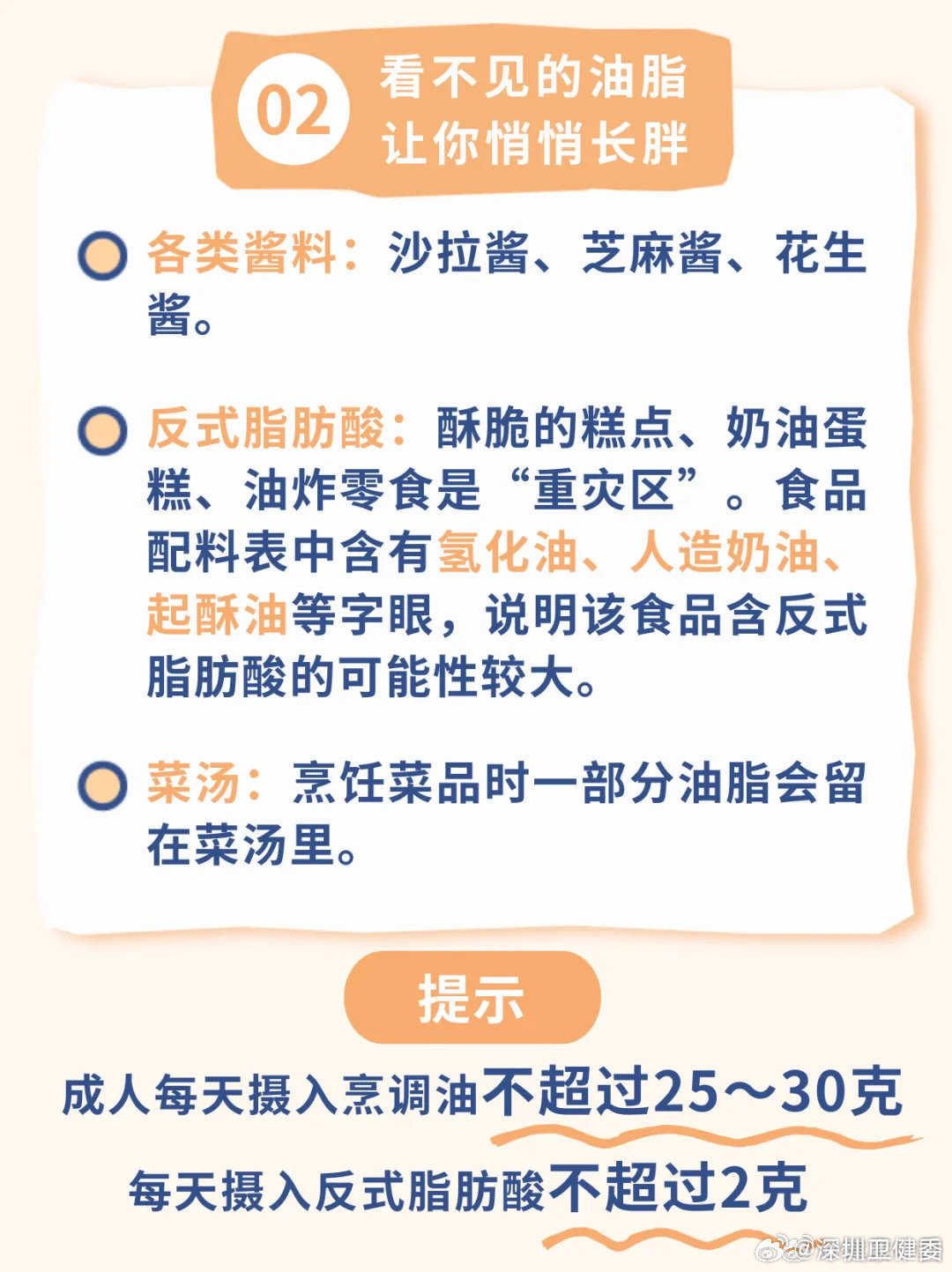 顿顿清淡饮食，体检还是翻车？其实，很多食物里的隐形盐、油、糖，肉眼根本看不出！避坑指南，赶紧码住👇🏻#小卫辟谣# （健康中国） ​