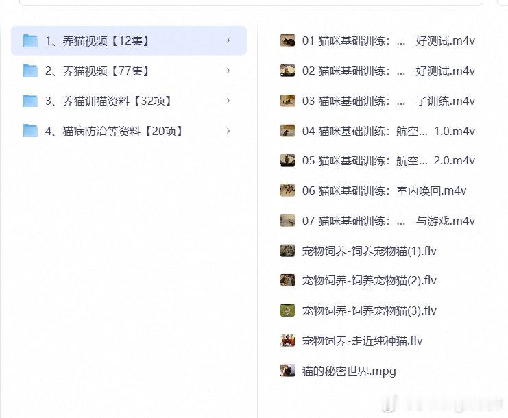 养猫训猫教程合集，养哈基米必备。

链接：

#猫[超话]##好拽的喵星人[超话]##百度网盘##整理合集##收藏##夸克# ​
