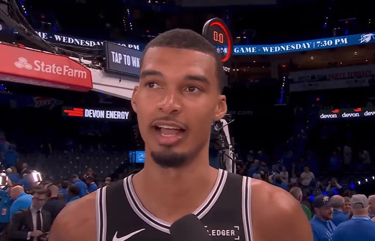 文班亚马谈亚历山大获MVP