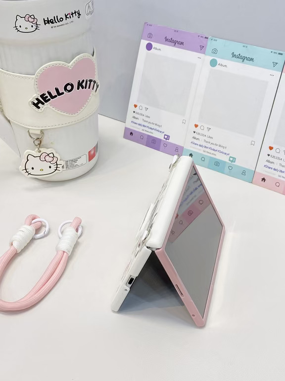 🉑️拆卸挂绳撞色手机壳💕✨三星zfold8