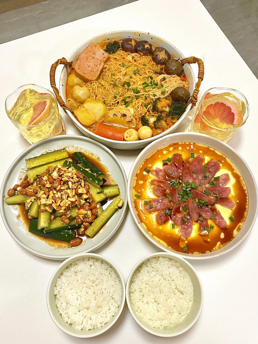 二人食｜黏糊糊的牛奶麻辣烫🥘降温必吃❗️