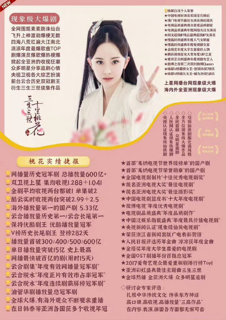 杨幂三生三世十里桃花的云合至今还没有人超越吧 ​