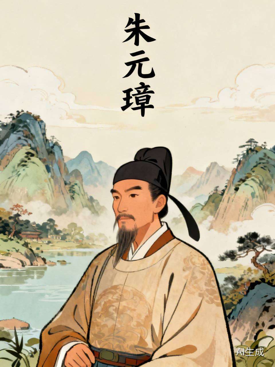 他是真的从泥里滚出来的帝王，祖上数六代全是底层草民，连名字朱重八都是按家族排行取的，小时候放牛，当和尚，云游讨饭，让他比任何世袭上位的帝王都懂底层百姓的苦。
他是正儿八经从农民起义一路打到大一统，在整个封建史里都少见。
@豆包 帮我点评