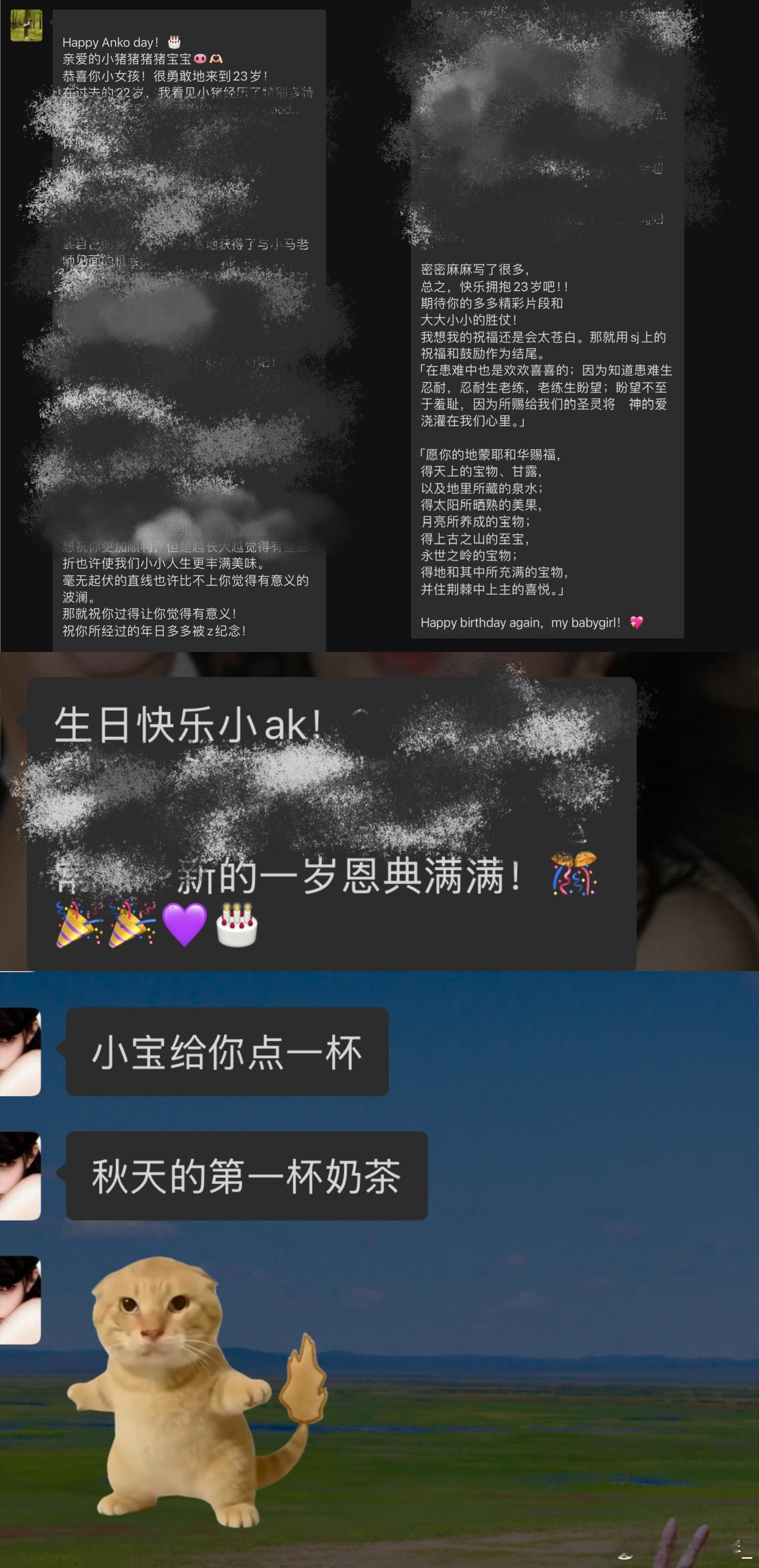 Chapter23🎂👑“不再热烈的庆祝生日”把它当成稀疏平常的幸福...