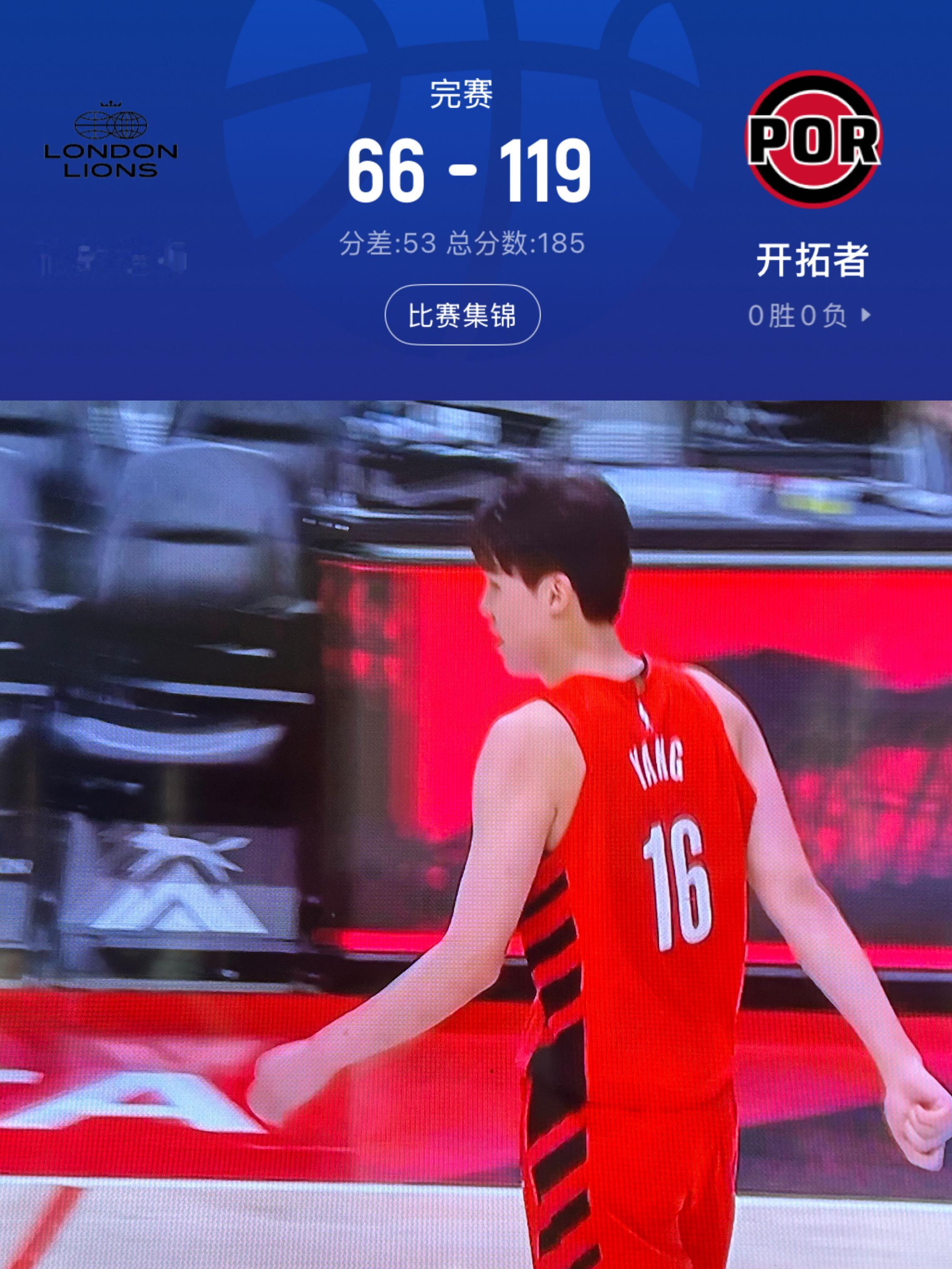 杨瀚森这不就打出来了吗，开拓者给时间就可以，16顺位还能水成连轮换都进不去吗？

北京时间10月13日 季前赛：开拓者119-66 伦敦雄狮：

杨瀚森替补出战21分钟
投篮：8投6中，三分1中1，罚球0中0
13分、4篮板、4助攻、2失误，正负值+19

开拓者这下能醒悟过来没，常规赛先不谈，季前