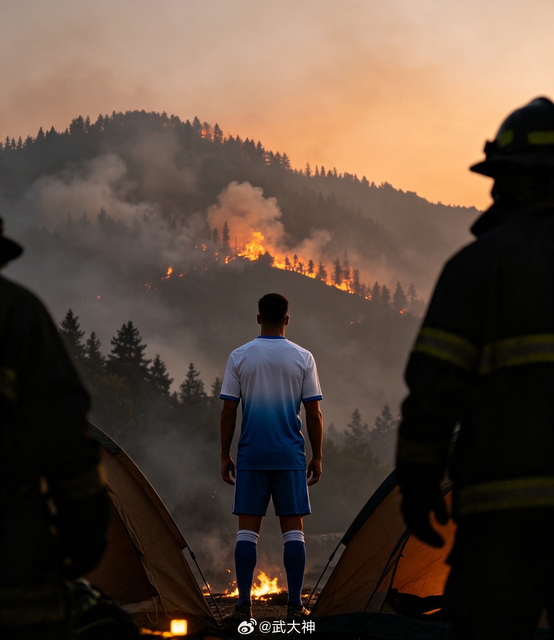 阿根廷队长梅西自掏8万欧元，驰援马德里特大森林火灾灾区，全部款项用于...