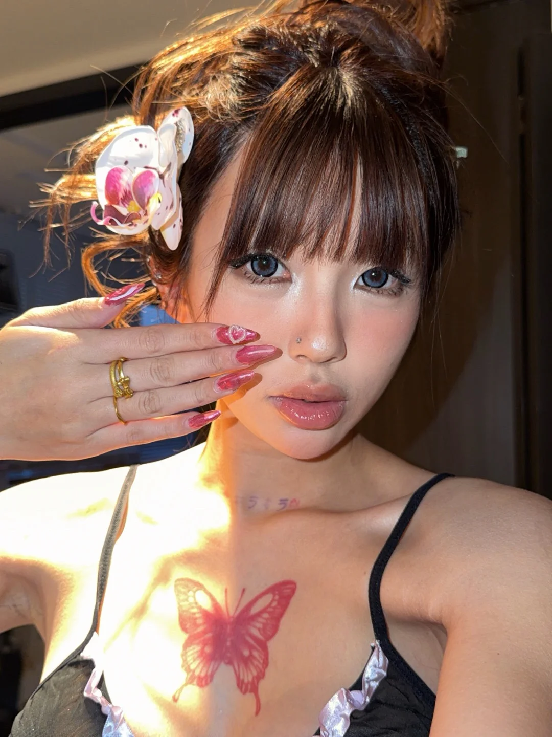 古早魔镜粉 nail share ✨