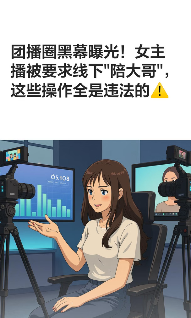 团播圈黑幕曝光！女主播被要求线下"陪大哥"