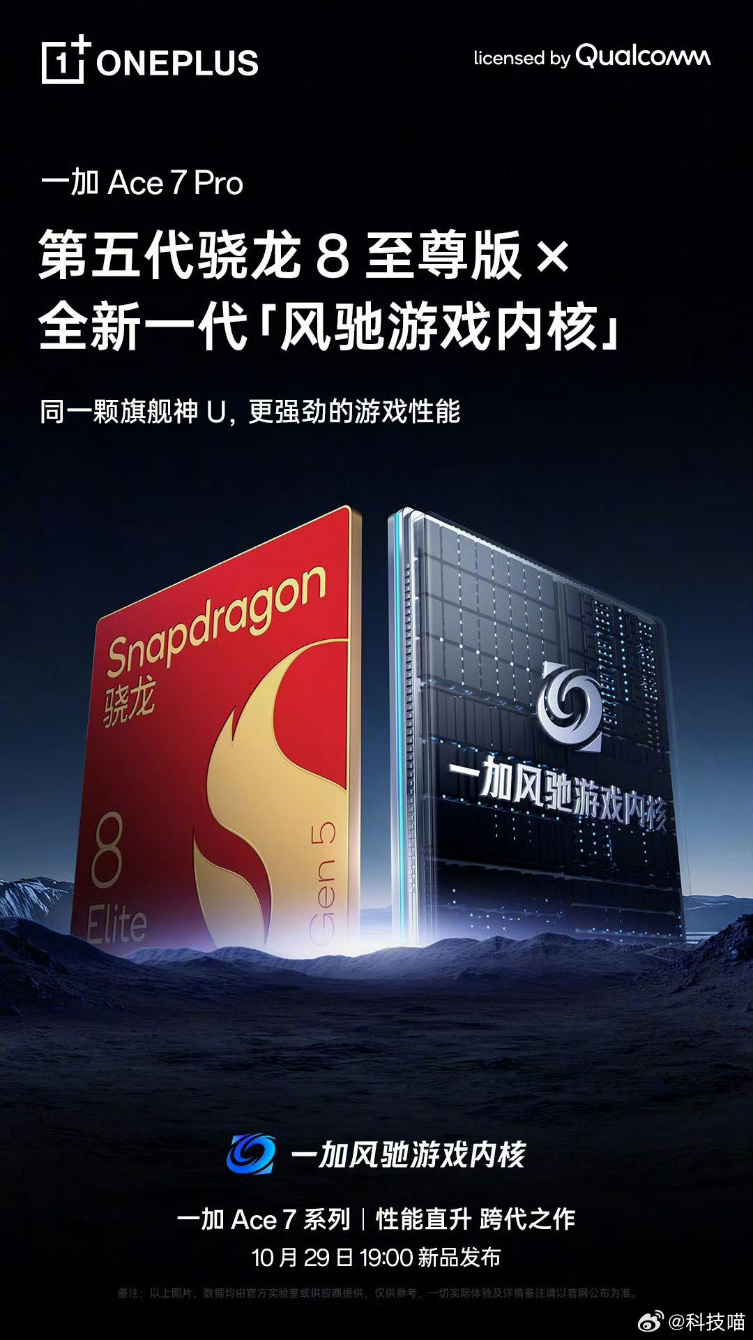 一加Ace7系列发布会官宣，10月29日19点

iQOO Neo12发布会，10月28日19点
REDMI K100发布会，10月27日19点
#新机来了# ​