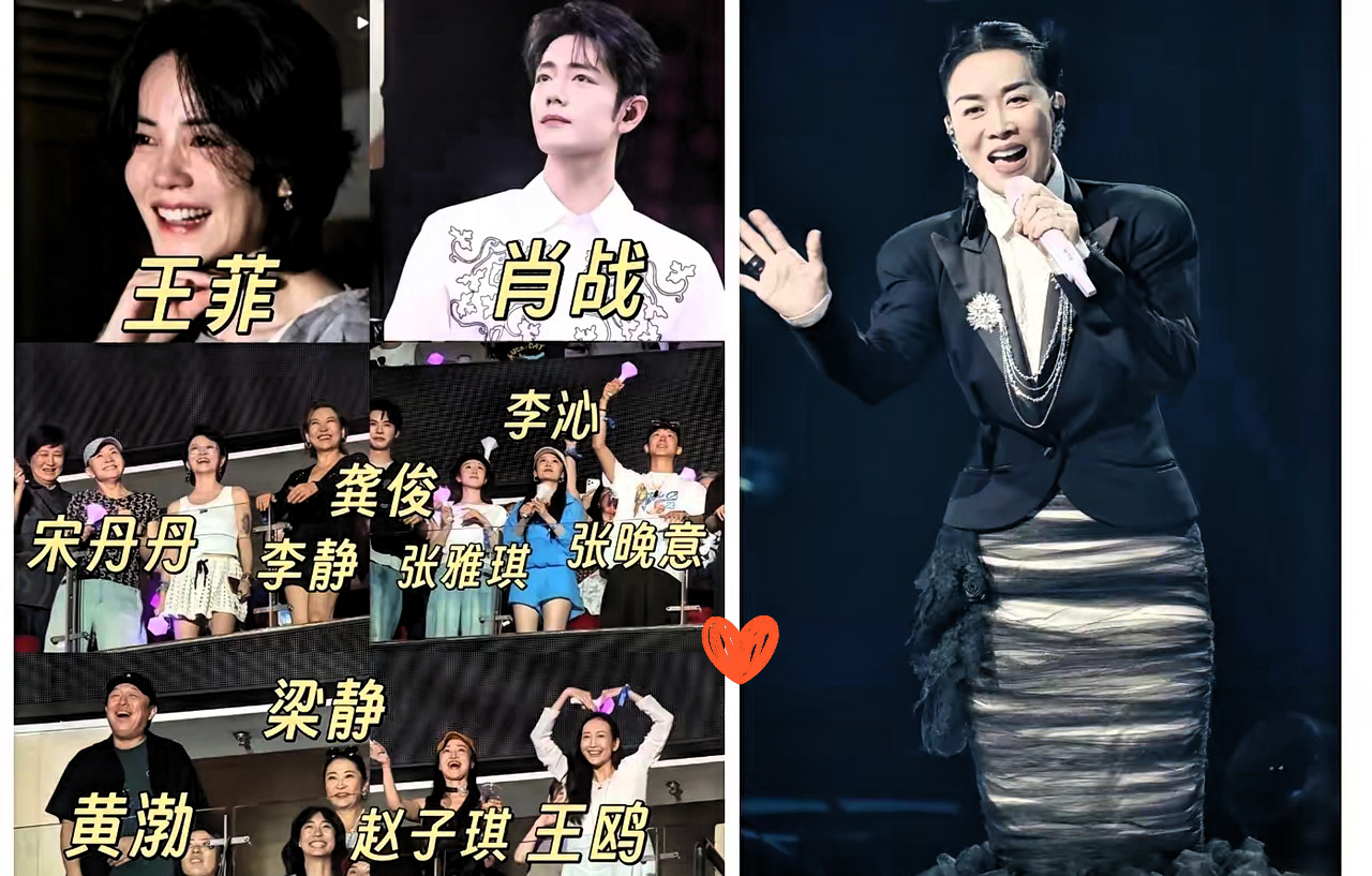 朋友看完那英演唱会回来，气鼓鼓地说：“以后再也不去了！”

我一听愣住了，赶紧问为啥。

她一脸郁闷：“我就想好好听那英唱歌，结果现场光介绍明星就用了十分钟！肖战、黄渤、宋丹丹、王凯、杨坤……包厢里坐了50多位，横跨影视歌三界，我到底是来看演唱会还是来追星的？”

我听完直接笑了：“姐妹，你花一张票