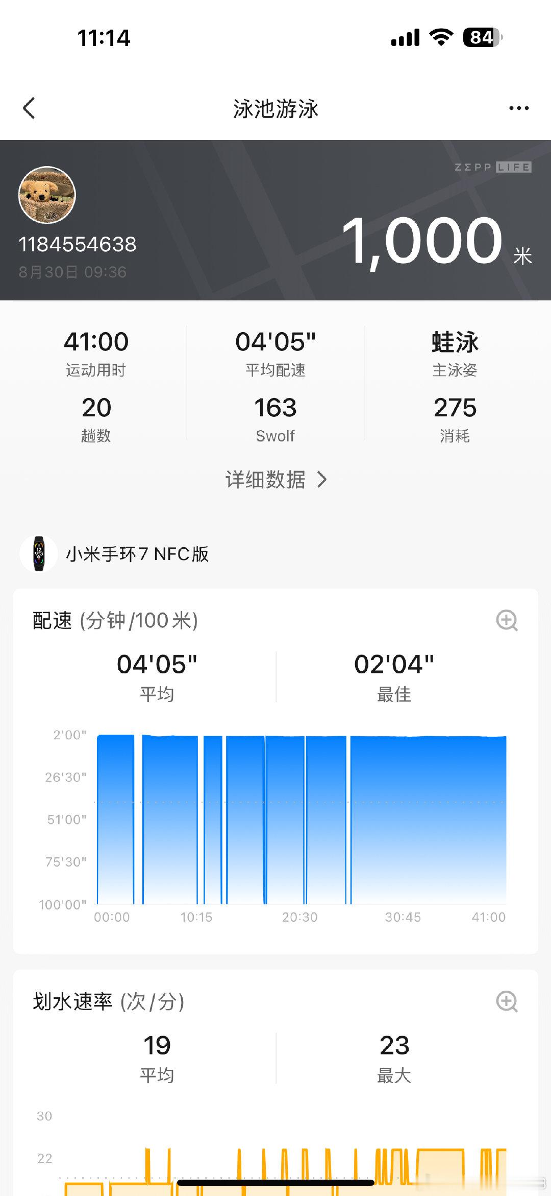 找到手环，迫不及待游一下，人少真好 ​