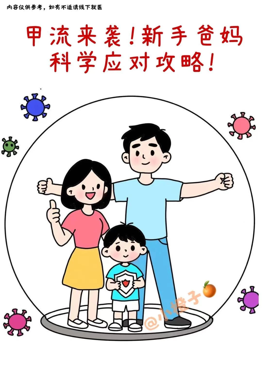 甲流来袭‼️新手爸妈科学应对攻略✅