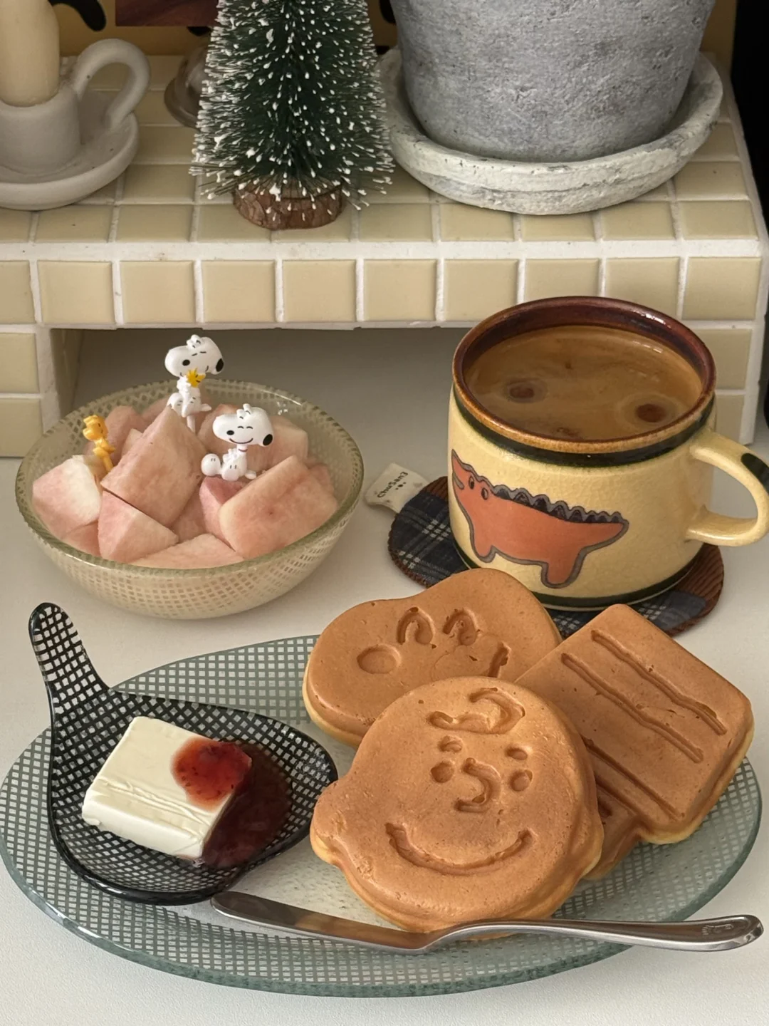 今天吃史努比松饼(• '' ⬮)