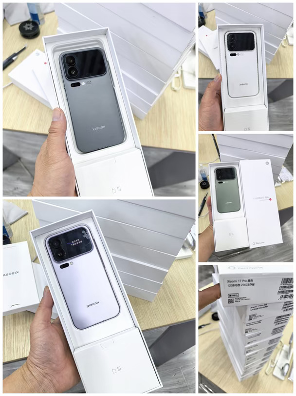 出二十台小米17 Pro 演示机