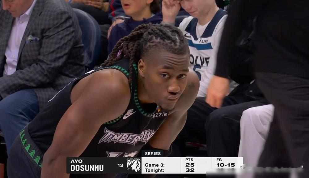 掘金更衣室鸦雀无声，就因为森林狼一个替补，拿了43分把卫冕冠军活活投死...