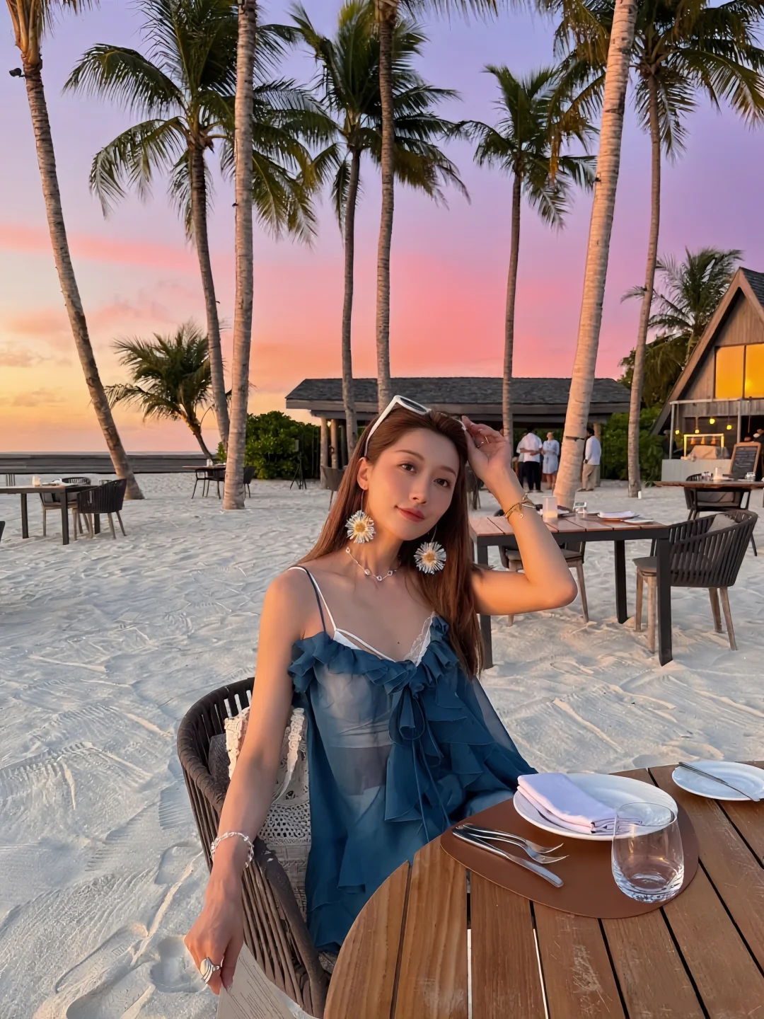 🇲🇻Maldives 𓇼 🌄日落｜沙滩｜美食🏖️