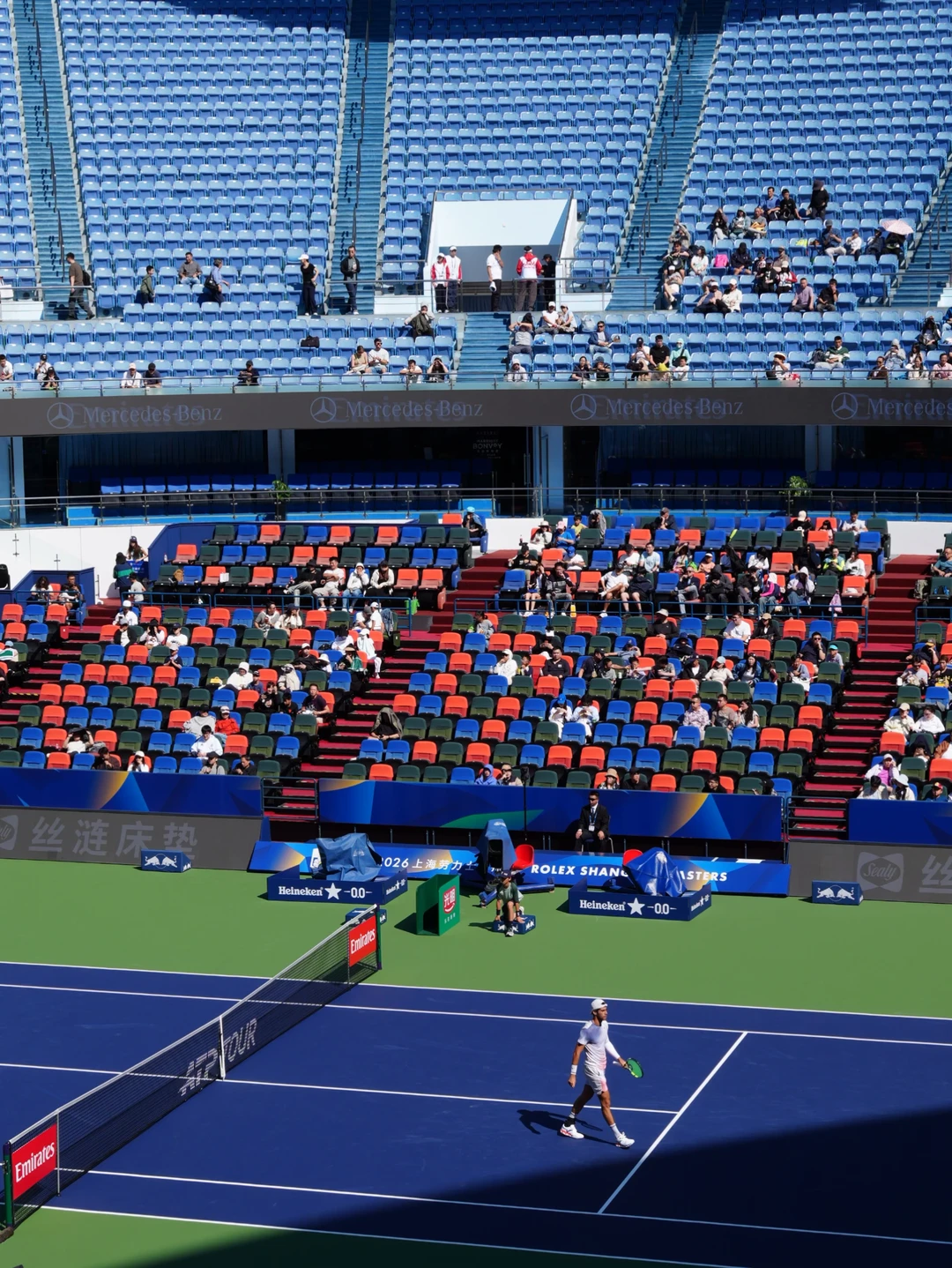 体验｜上海劳力士大师赛首日🎾