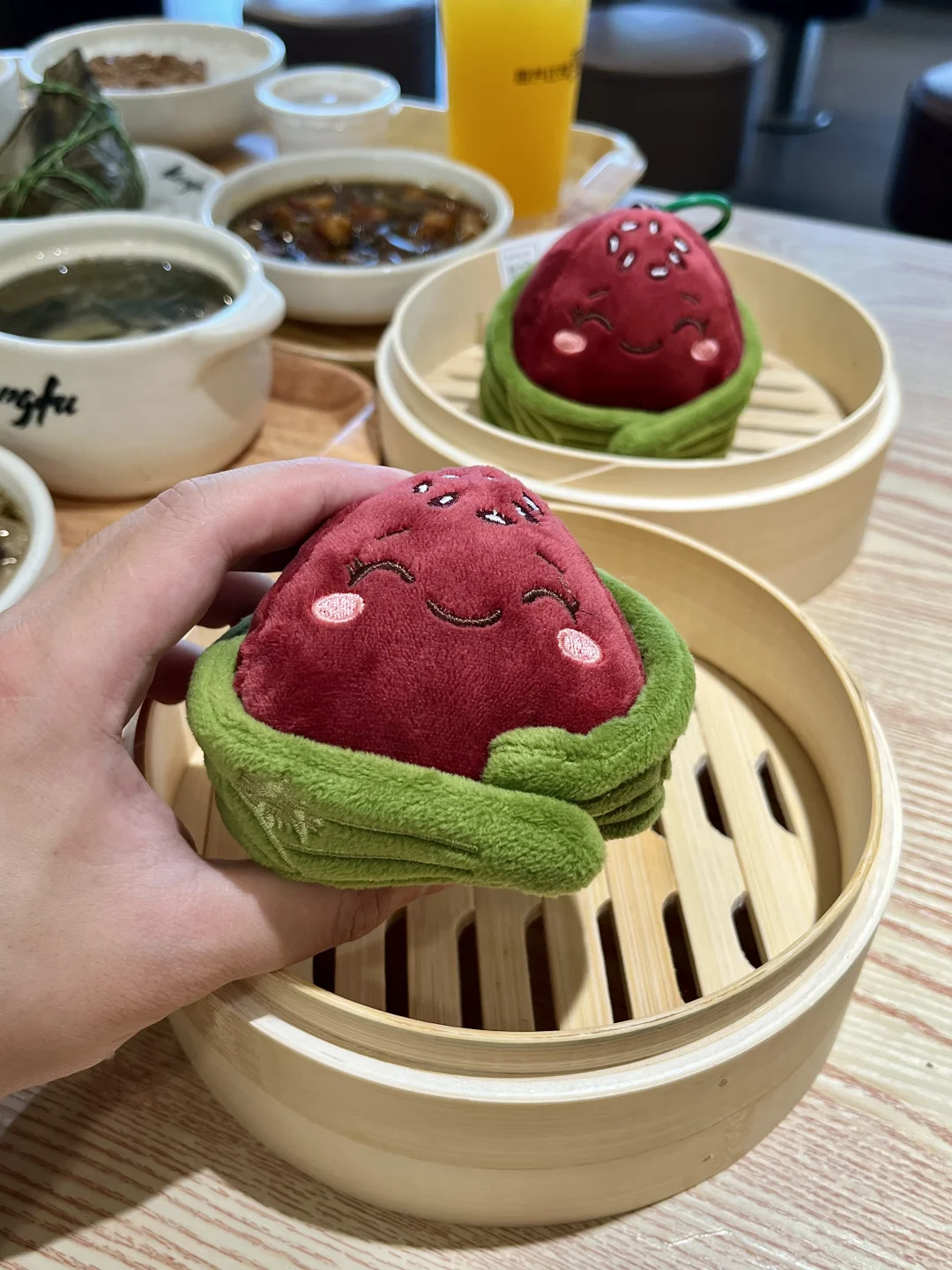 端午吃真功夫！！0r得粽子玩偶！