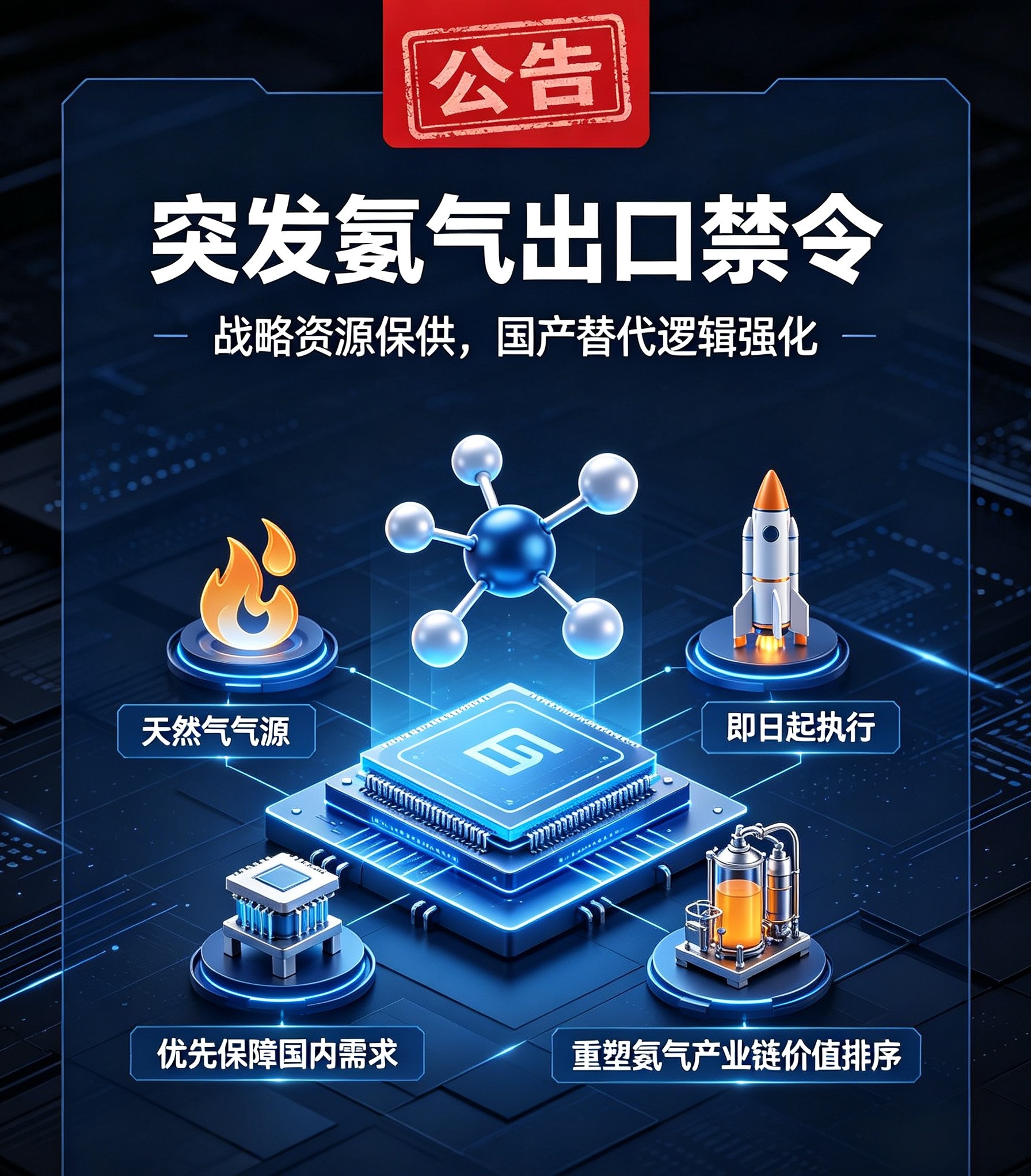 突发氦气出口禁令！四大受益板块+核心标的彻底梳理  周末最大产业利好...