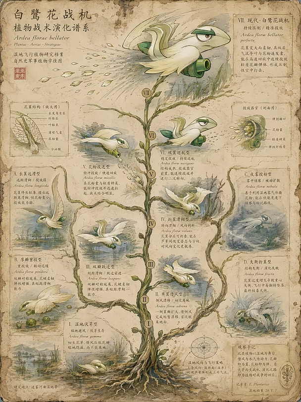 【植物角色的战术演化谱系】