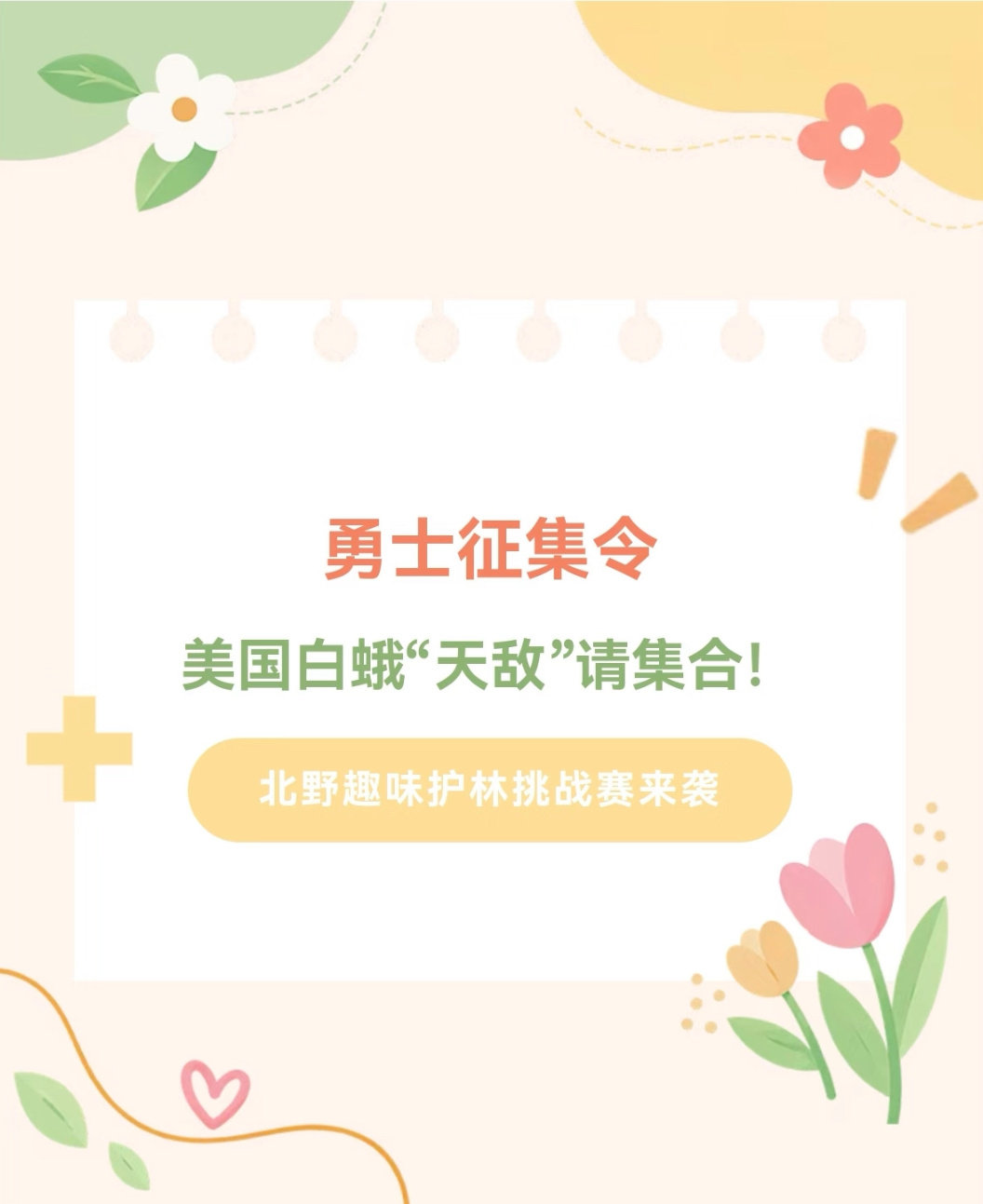 #抓毛毛虫大赛第2名抓了近4000条#
北京野生动物园举办抓毛毛虫大赛！一边科普防虫知识，一边还能凭捕捉数量斤数兑换门票，趣味性十足，又环保又有科普意义，一举两得！ ​