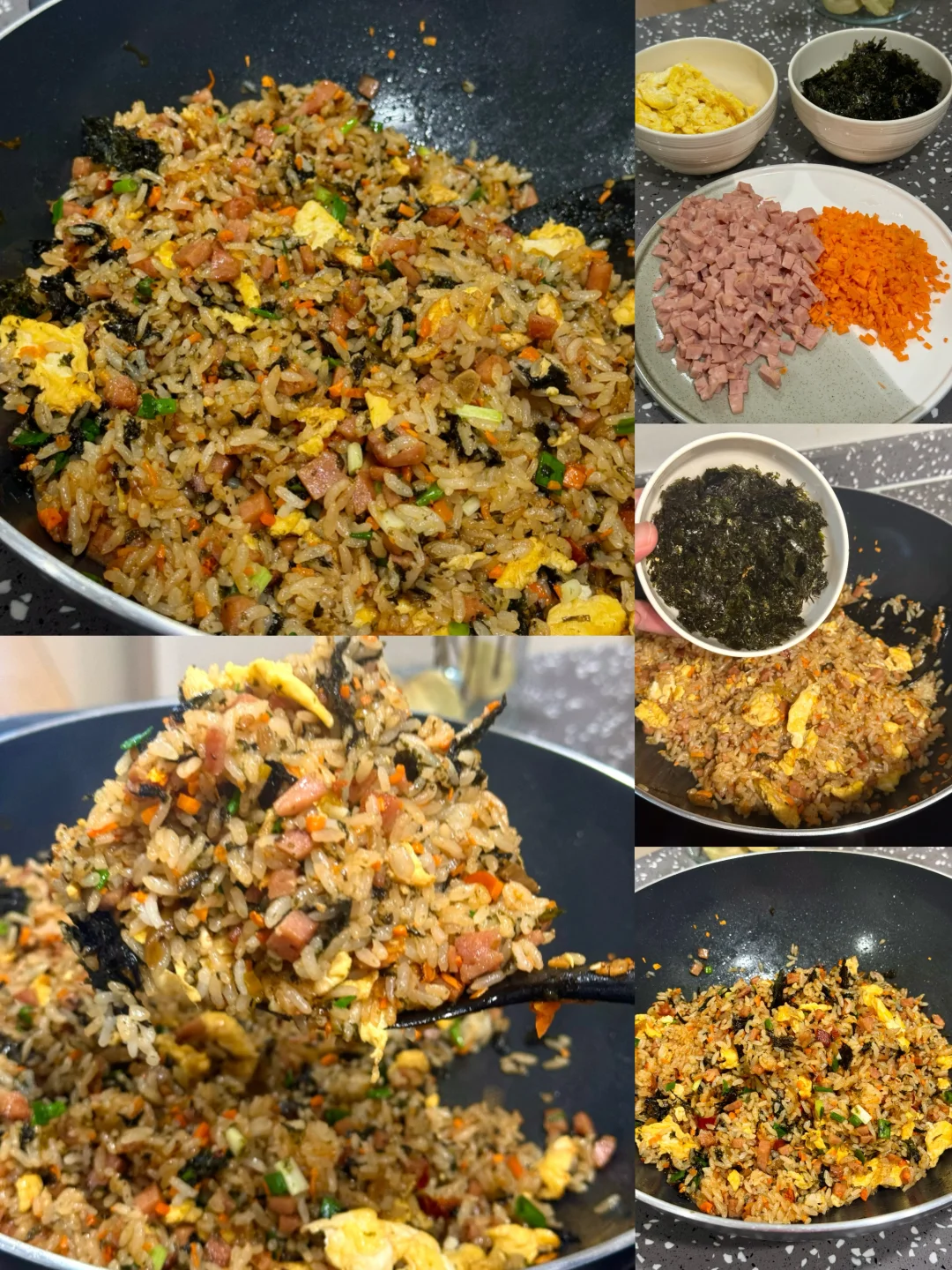 原来紫菜炒饭那么好吃/附教程