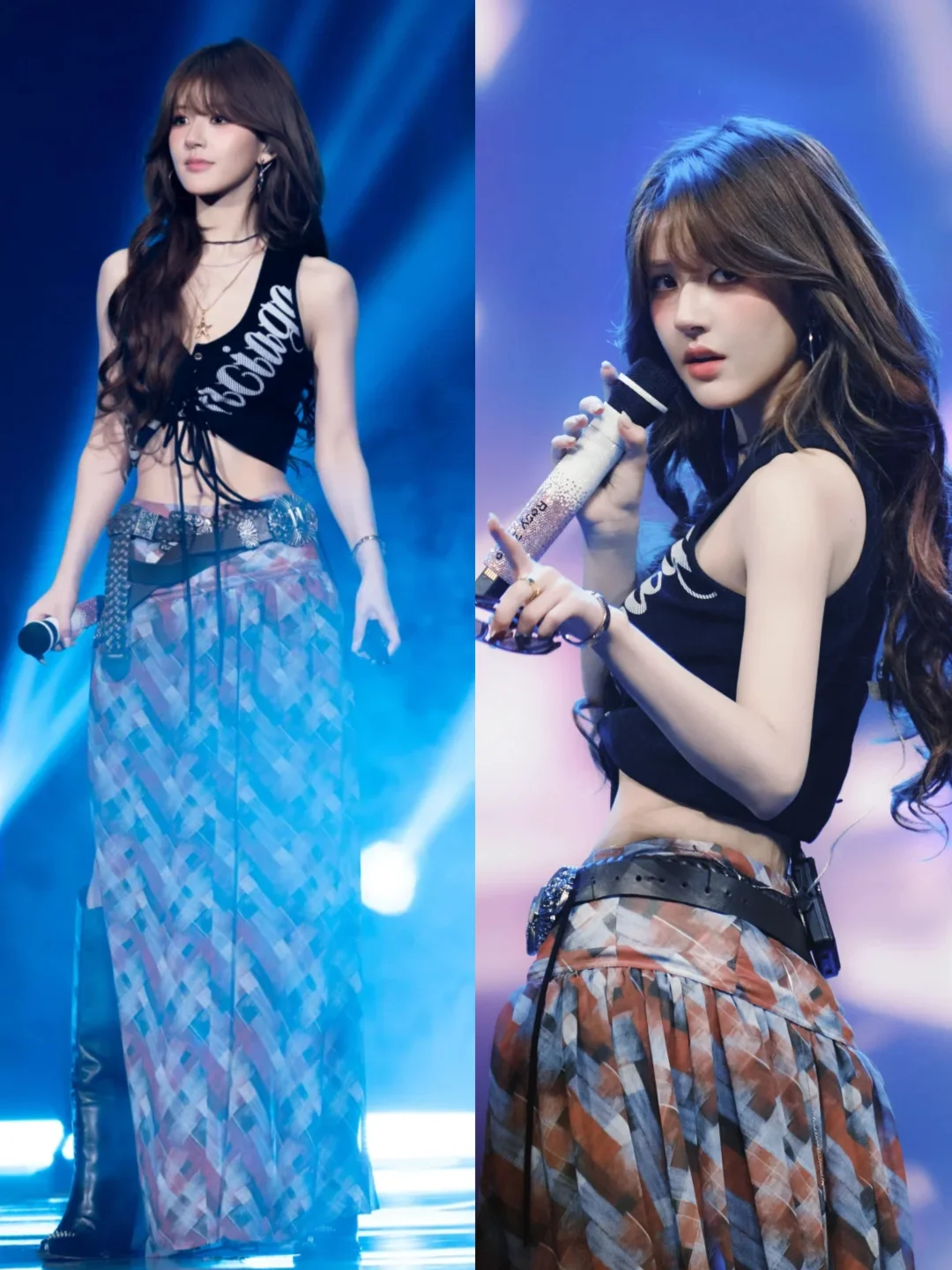 赵露思昨晚的舞台造型，又见爱豆露思！