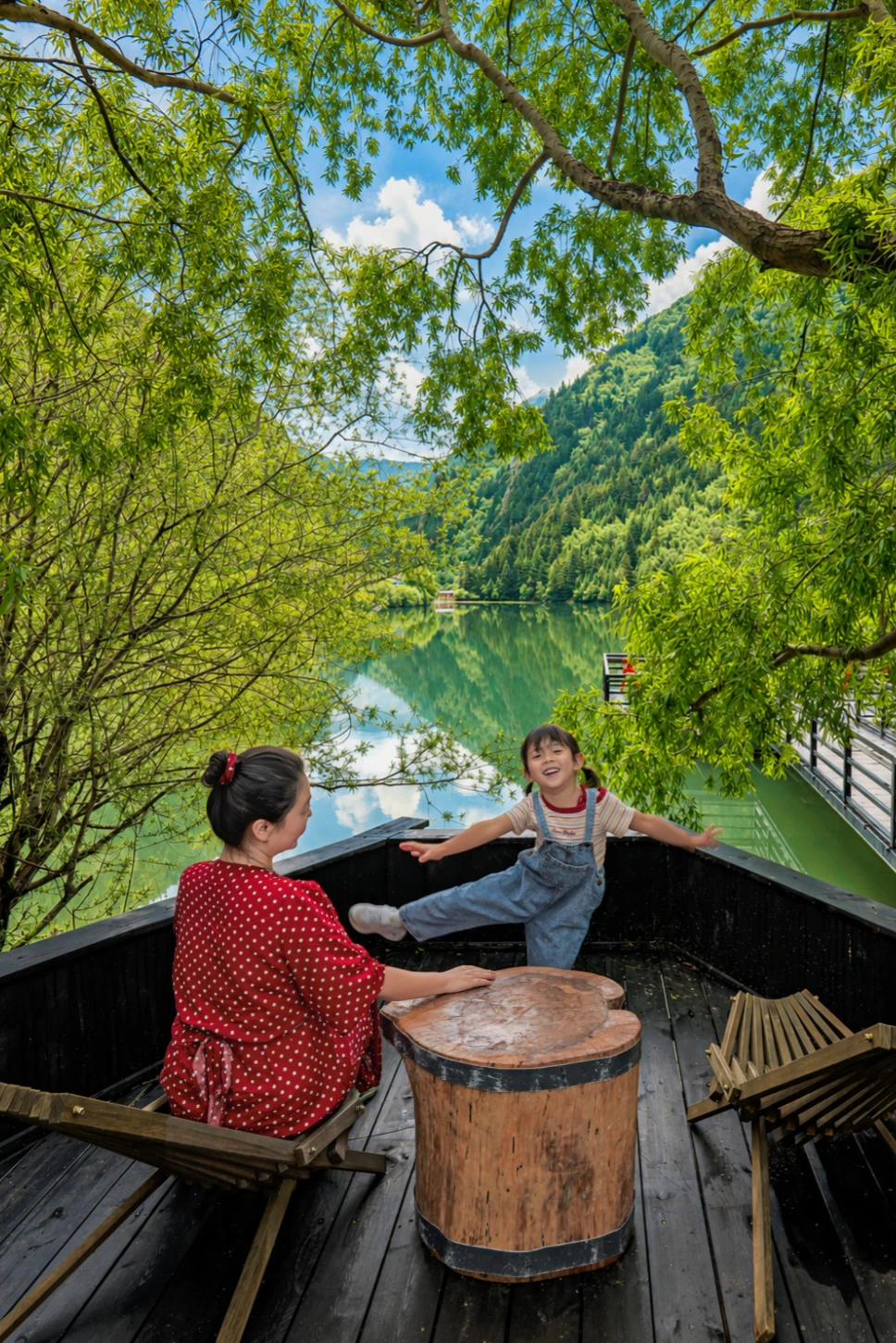 四姑娘山亲子游🏞️选对民宿住进山湖里