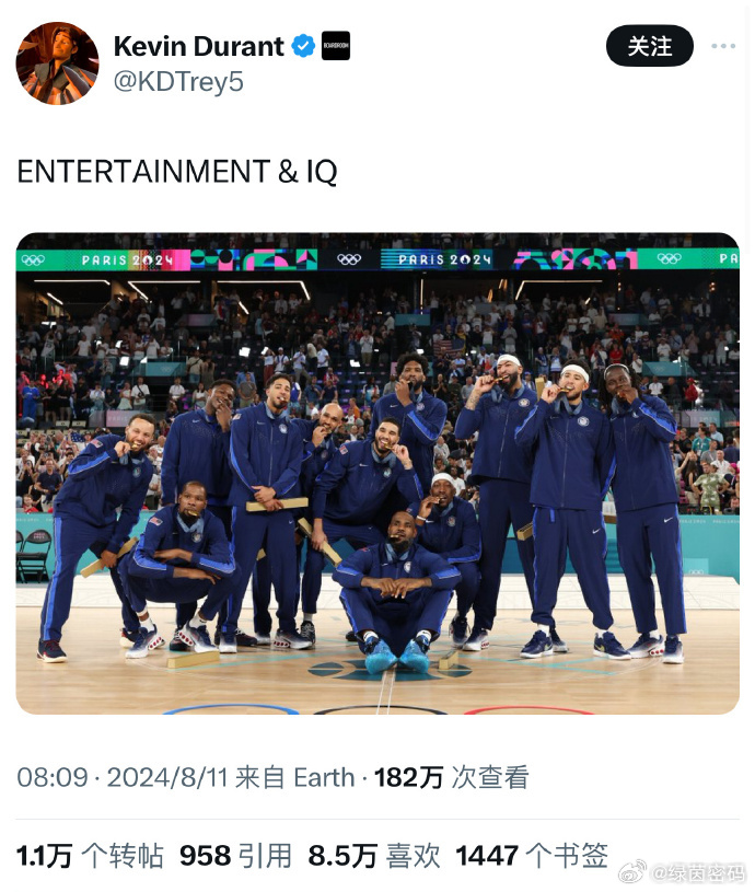 杜兰特霸气回击，智商篮球VS娱乐篮球，谁更胜一筹？  在奥运男篮决赛的...