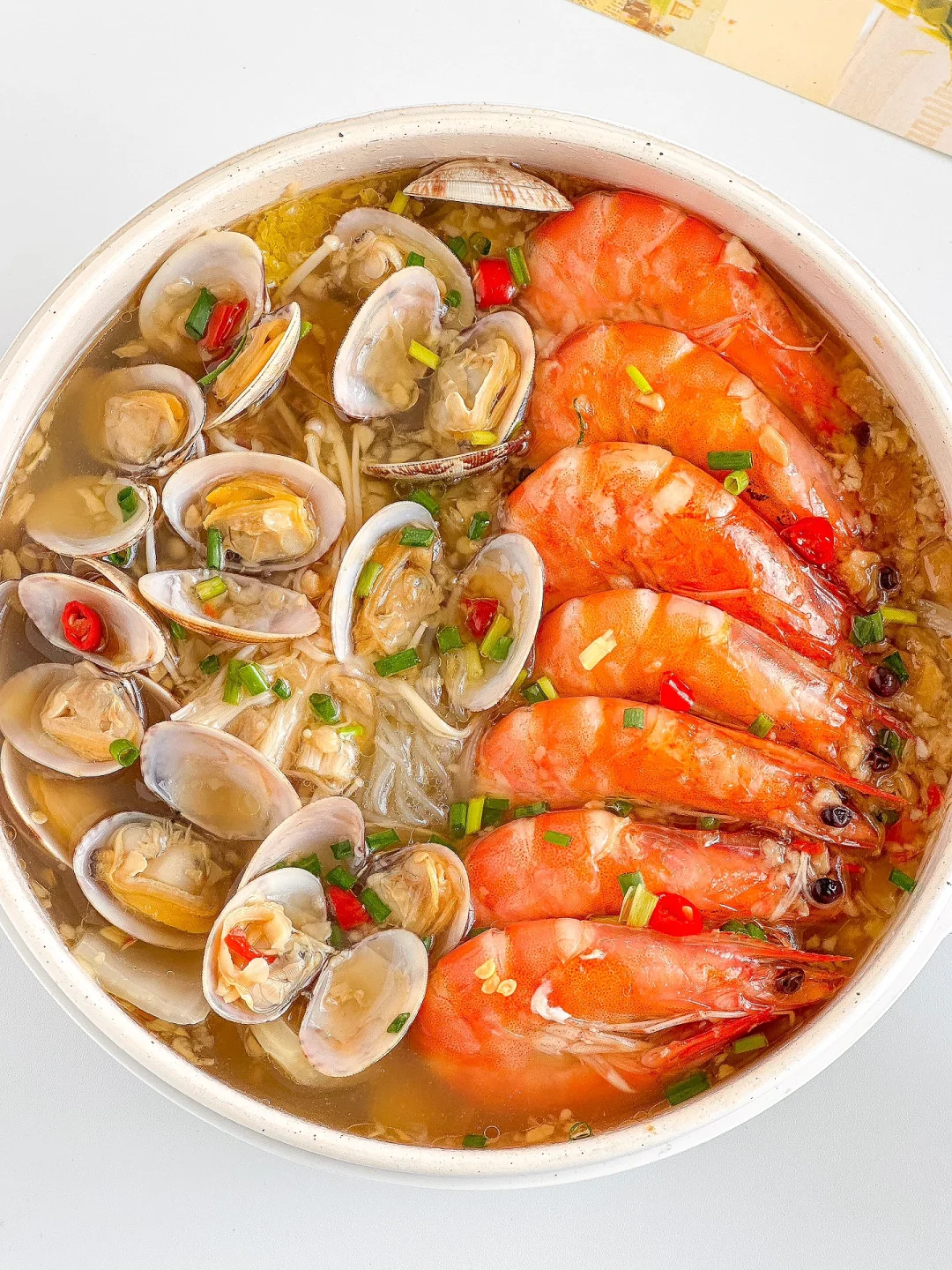 蒜香浓郁的蒜蓉粉丝花甲煲🔥做法简单超好吃