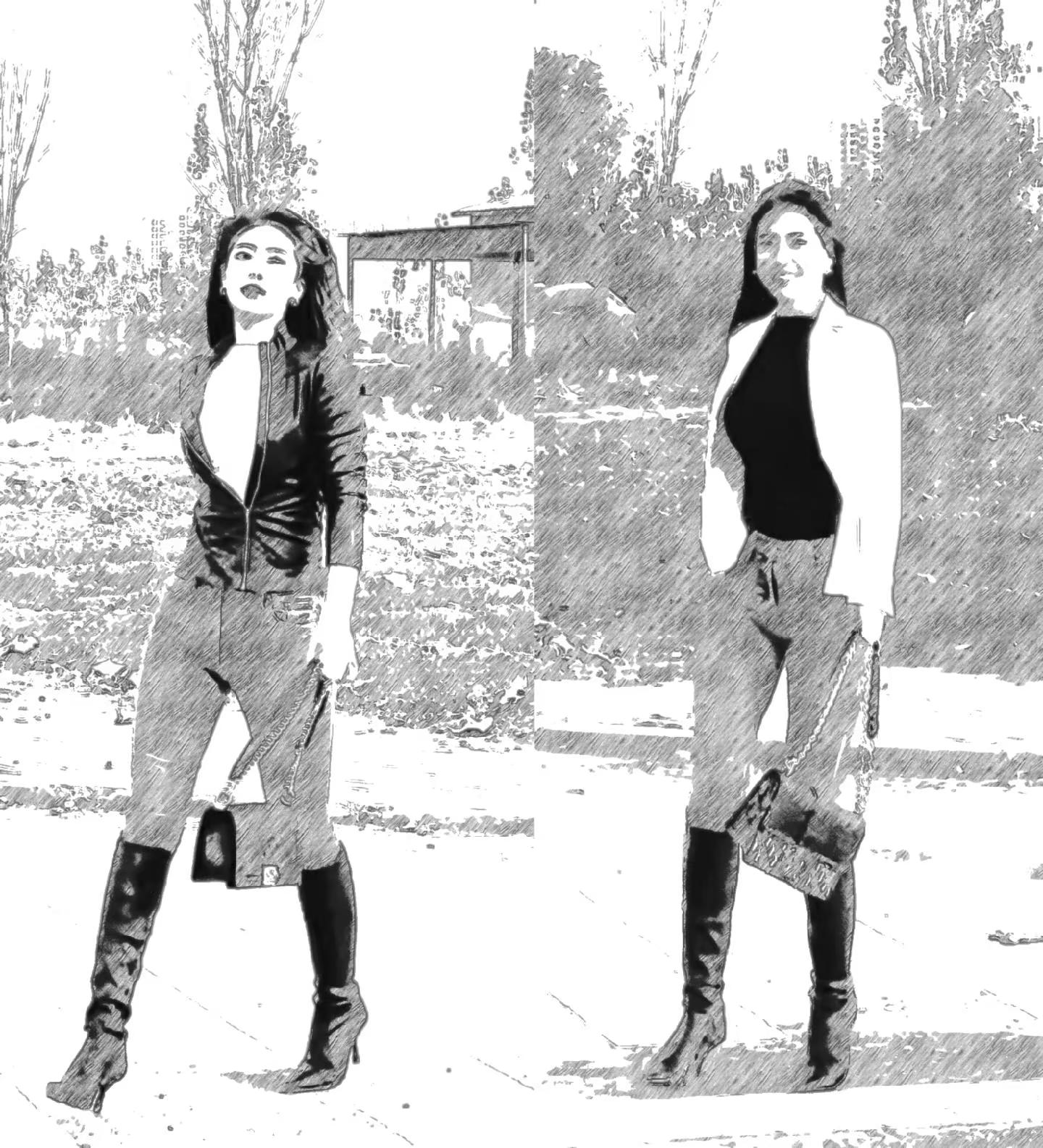 时尚爱美的小姐姐是生活中的一抹阳光