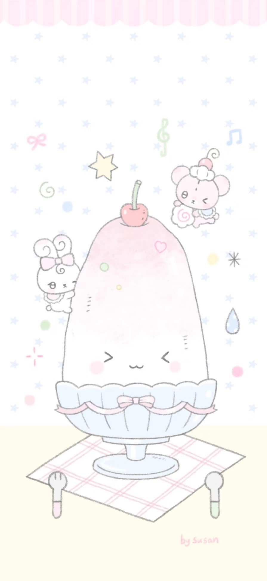 一期可爱低饱和萌物壁纸/壁纸套图合集🧚🏻♀️૮ ˙Ⱉ˙ ა🍏