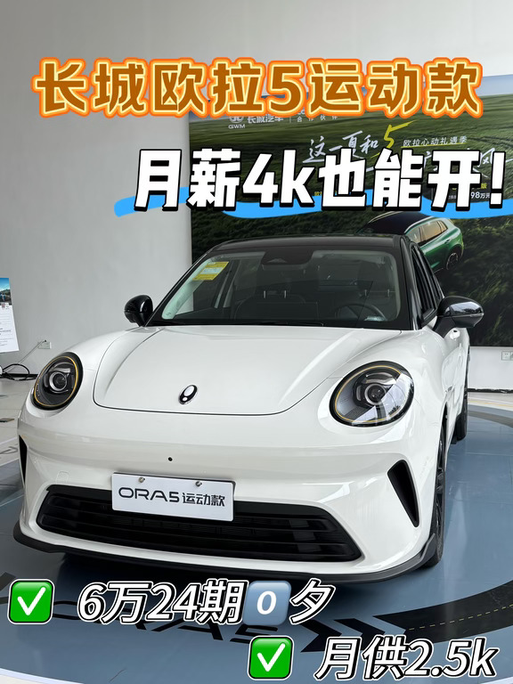 不啃老也能在桂林拿下长城欧拉5运动款 🚗