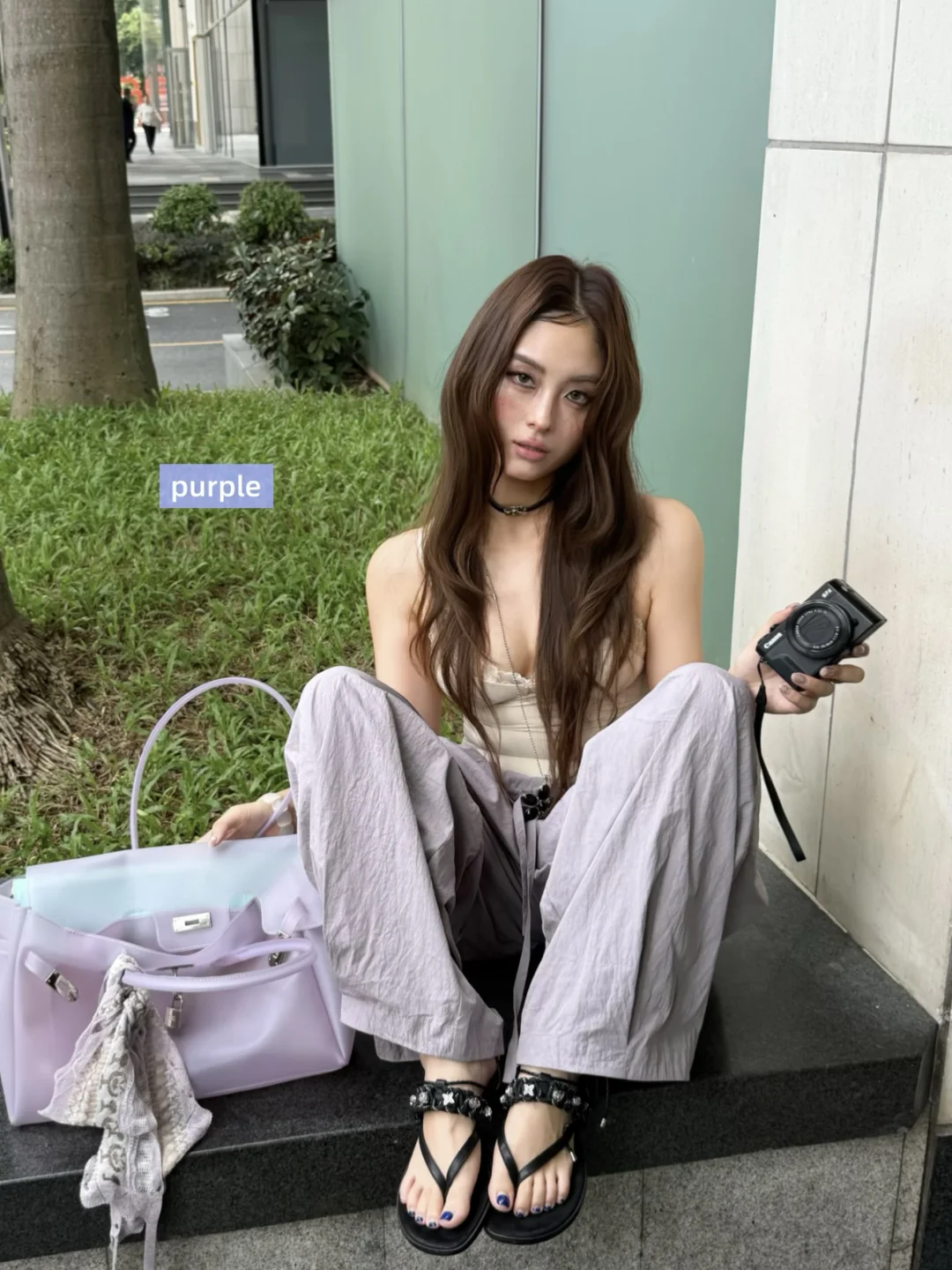 夏日穿搭 ♡⋆*本命伞兵裤💜