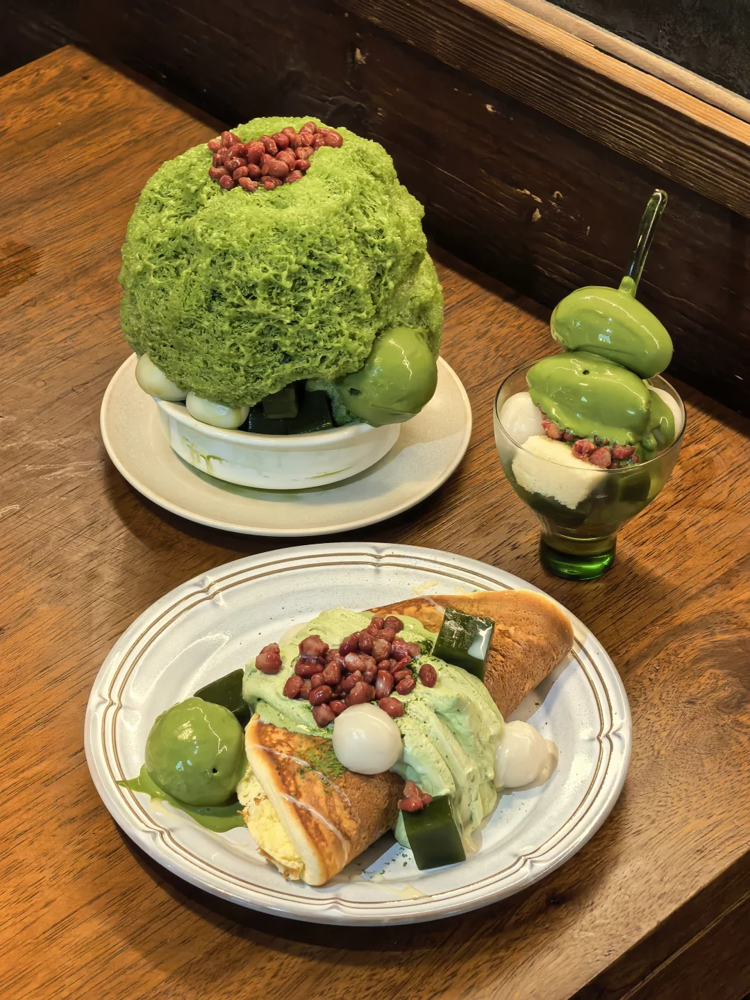 在大悦城拿下天津抹茶三件套！🌿•˚🍵