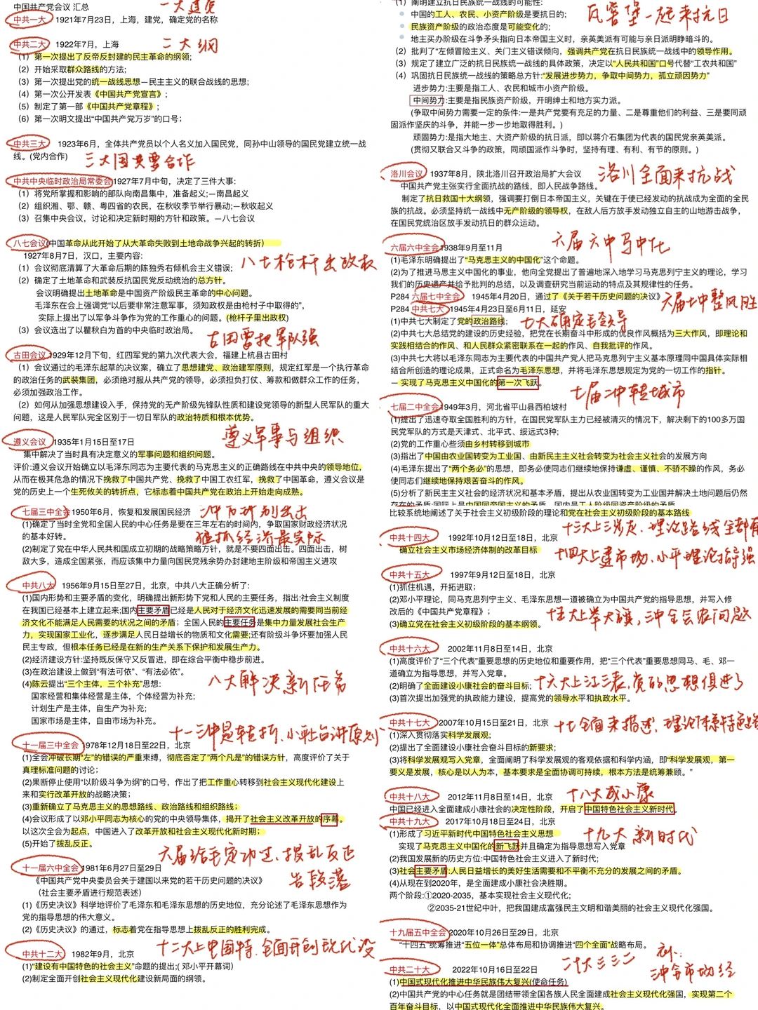 拜托…用口诀记考研政治会议真的很香！！