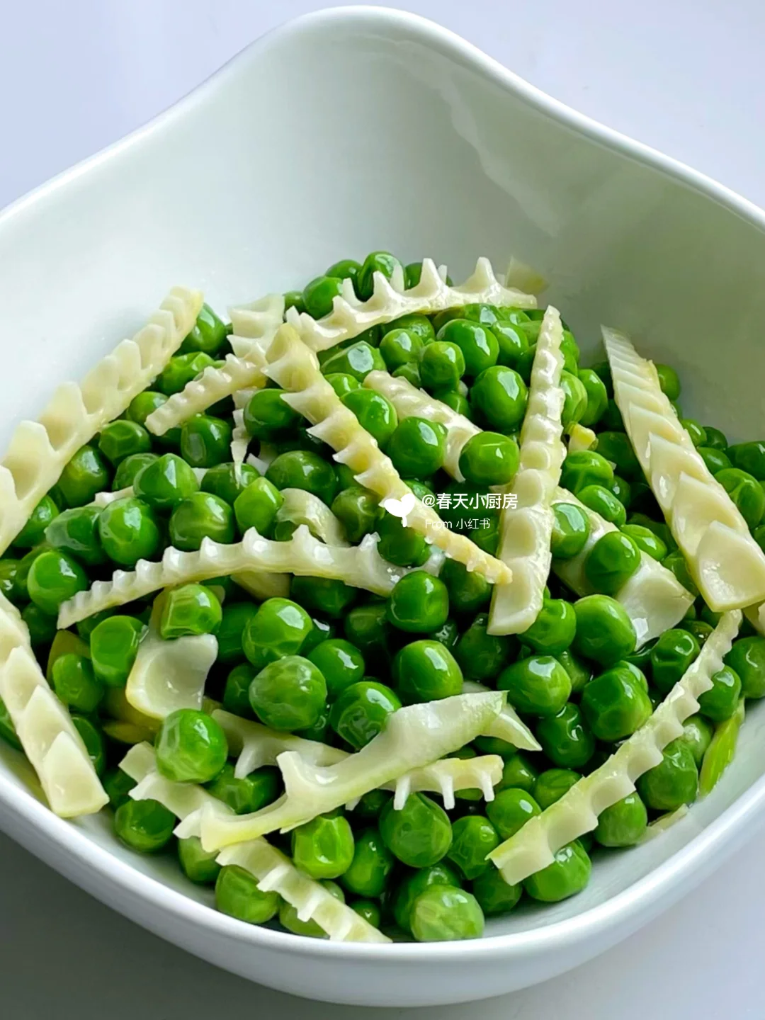 春日必吃鲜掉眉！春笋炒豌豆🔥零失败快手菜