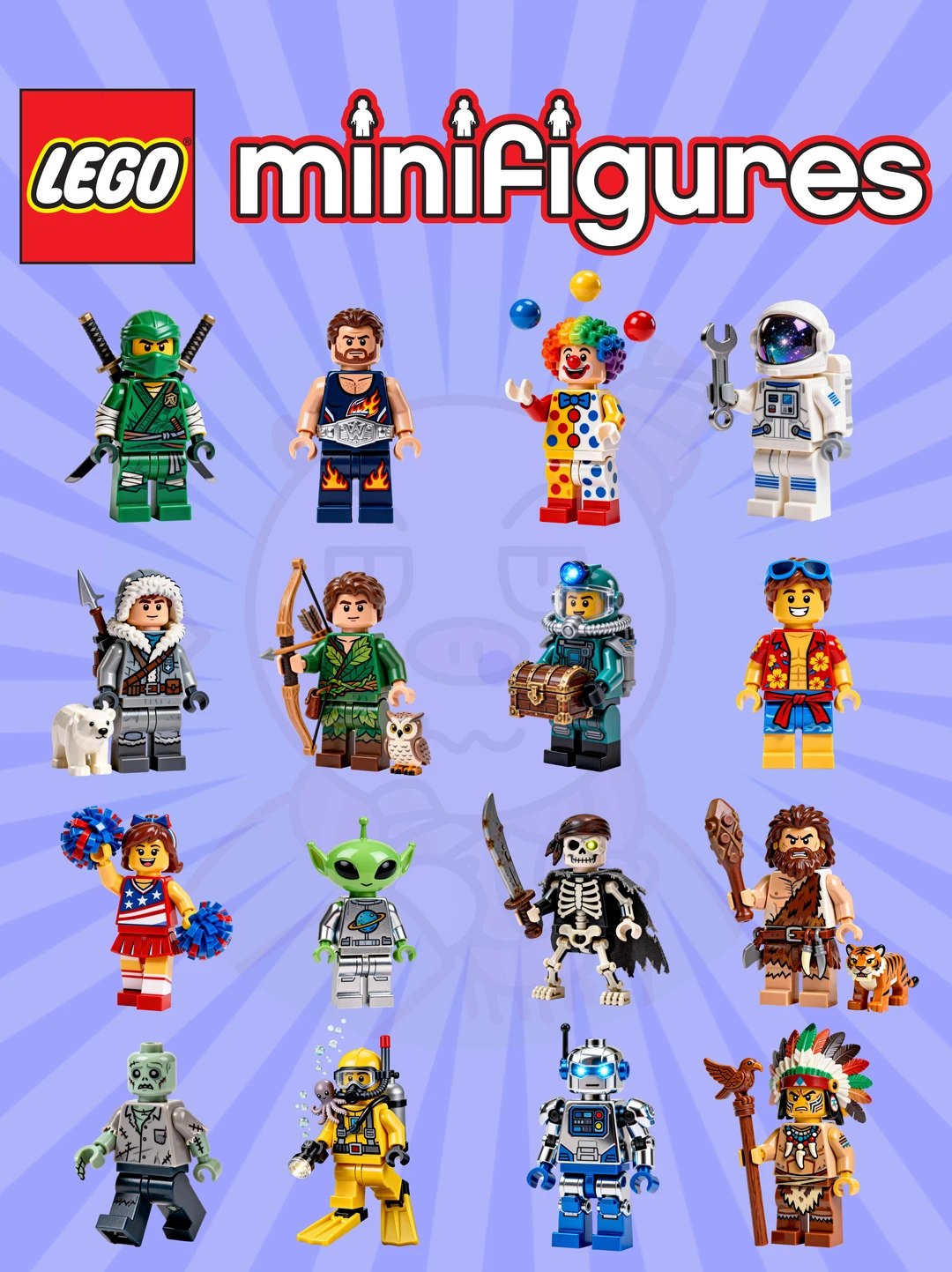 用AI重制乐高人仔抽抽乐第1季🌟