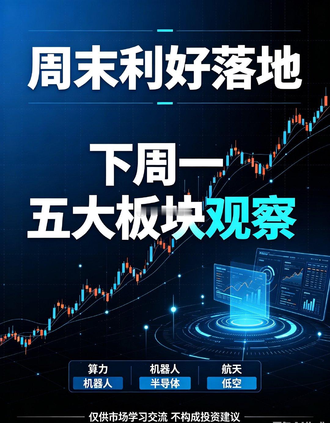 周末消息集中催化｜周一五大高景气赛道梳理，理性看待涨停预期
每一轮周末消息窗口，都会重塑周一开盘的市场情绪。本周产业、外围、政策利好密集落地，不少赛道迎来事件催化。但有一个投资常识必须牢记：有利好不等于必然批量涨停，利好兑现高开回落同样是常见走势。行情高度，最终取决于开盘资金承接 ​