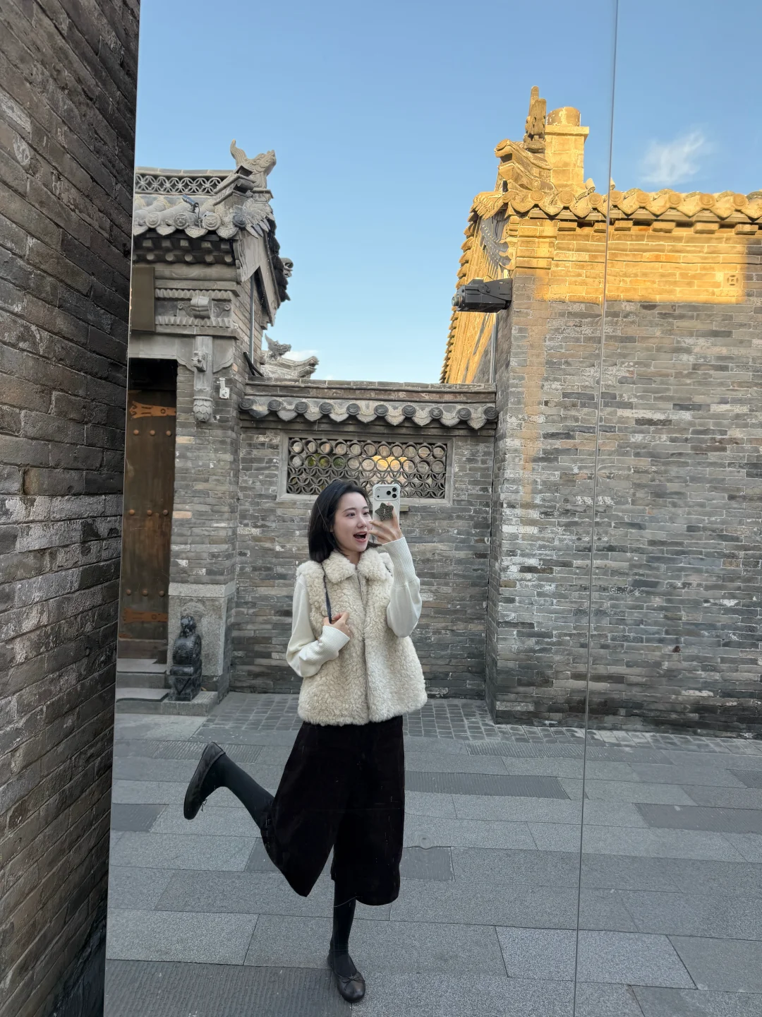 收假🧥在大同旅游的这几天我都穿了什么