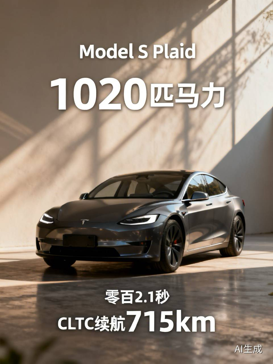 特斯拉目前最高端的车型要数Model S Plaid版，国内起售价接近103万，是不少性能车迷眼里的“电动天花板”。
它的三电机系统能爆发出1020匹马力，零百加速最快仅2.1秒，最高时速能跑到322公里每小时，续航CLTC工况下有715公里，完全打破了很多人觉得电动车“快但续航拉胯”的偏见。
之前