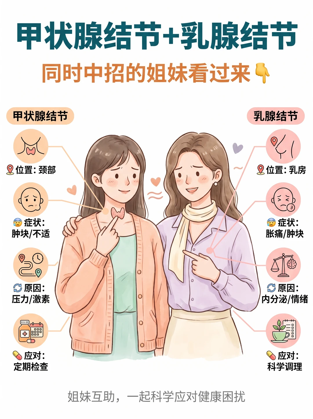 体检同时查出双结节，别慌更不能忽视！