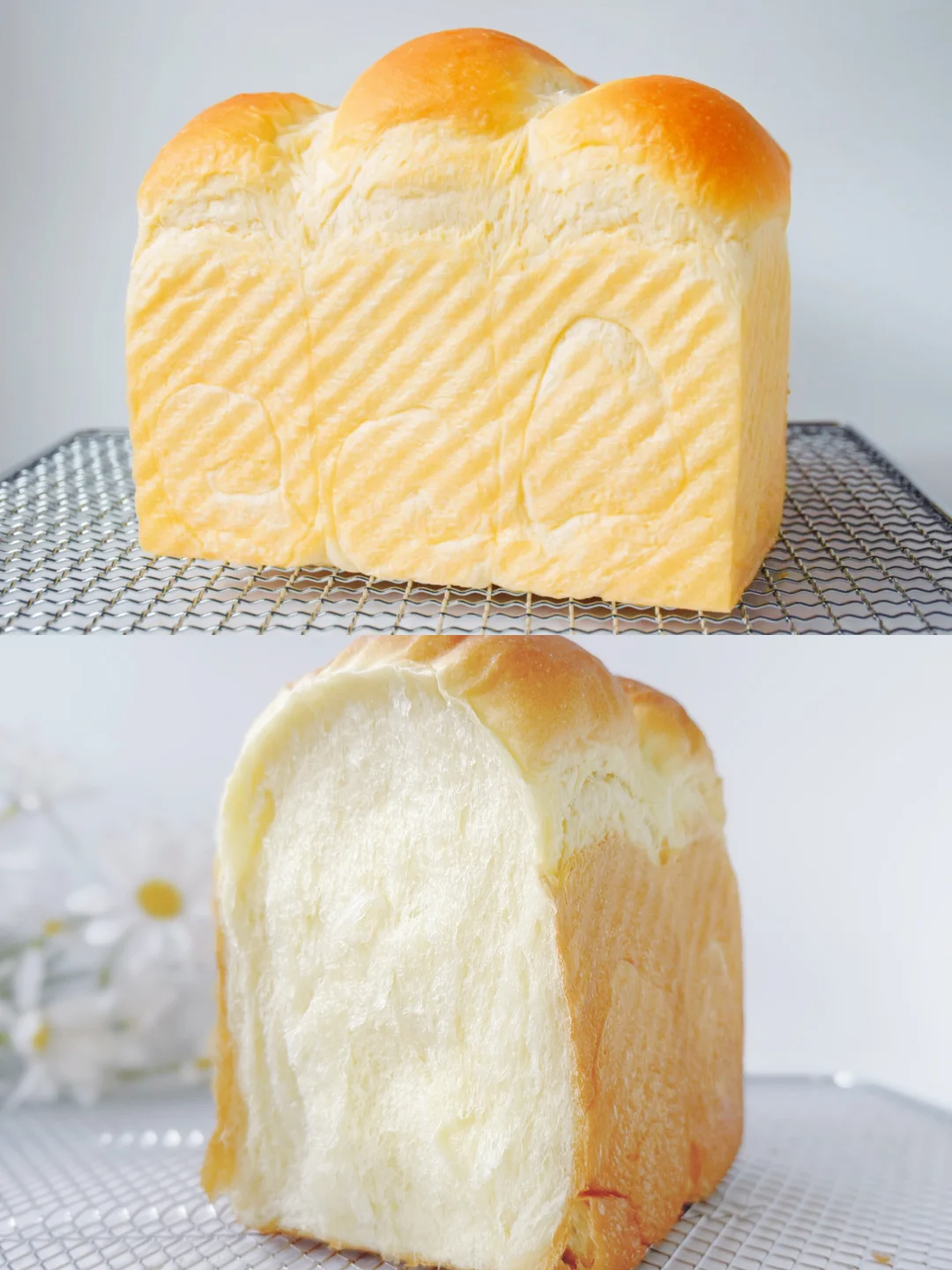 大水量基础鲜奶吐司|柔软拉丝！巨巨巨好吃～