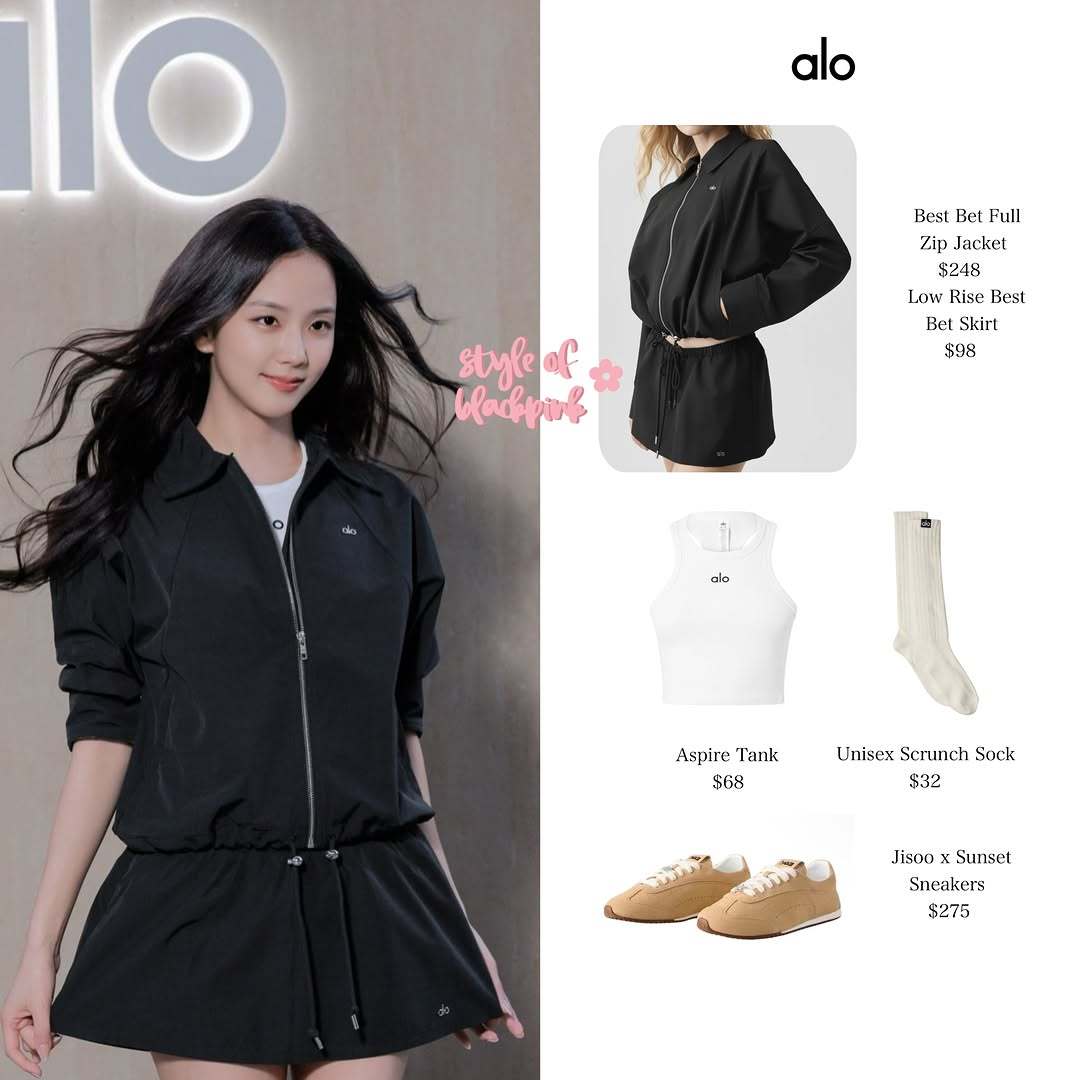 #kimjisoo[超话]#  [礼物]#金智秀alo全球品牌大使# 
【图片】261017 智秀服饰相关科普

©️logo

🎠〈CLICK〉回归物料整理：
💜JISOO APP订阅教程：
🎵𝐶𝐻𝑈𝐿𝑂3 音源：
💌招新公告： ​