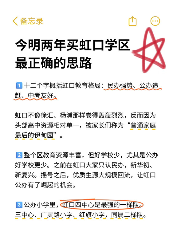 今明两年买虹口学区最正确的思路