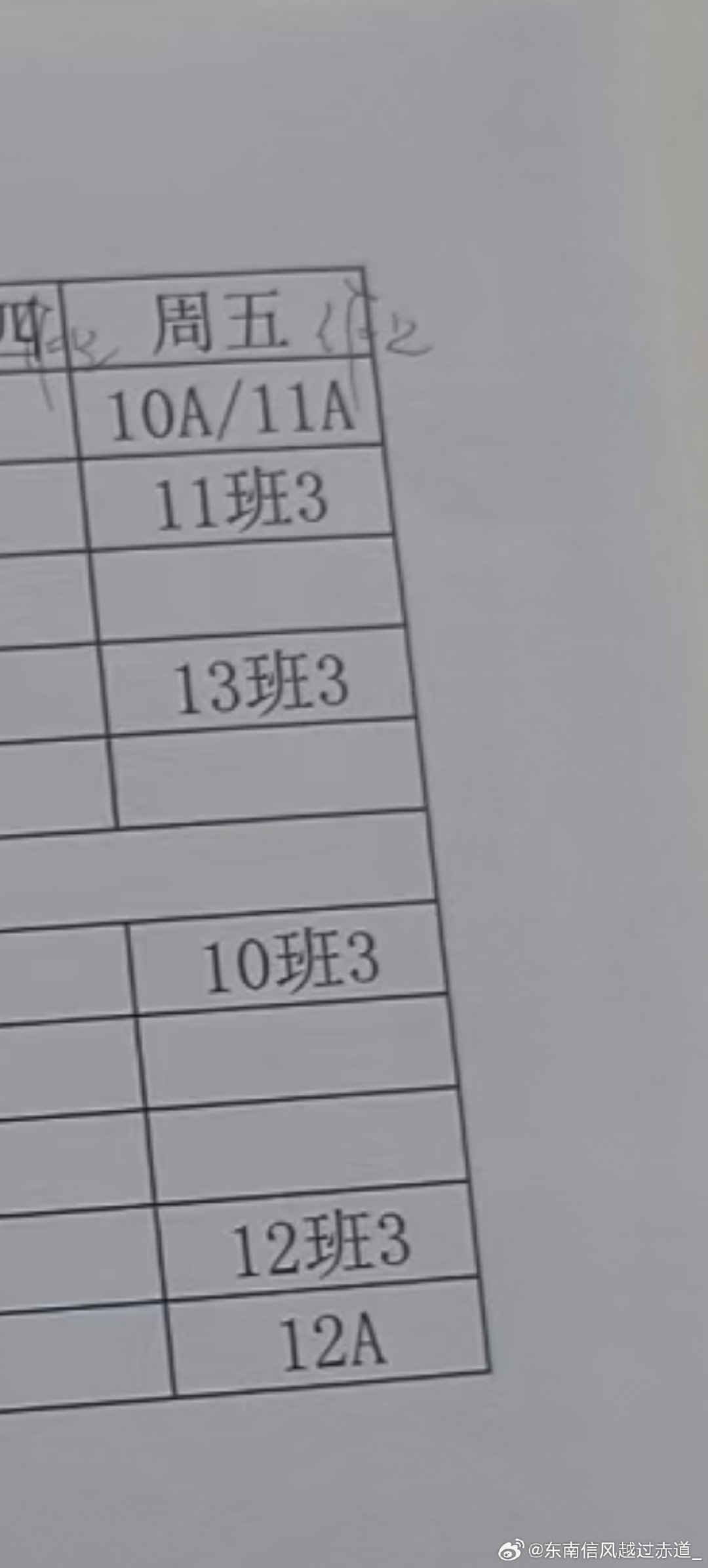 无力吐槽今年这个雷霆课表了，一共十五节课，有六节在周五，早七干到晚七[淡淡的] ​