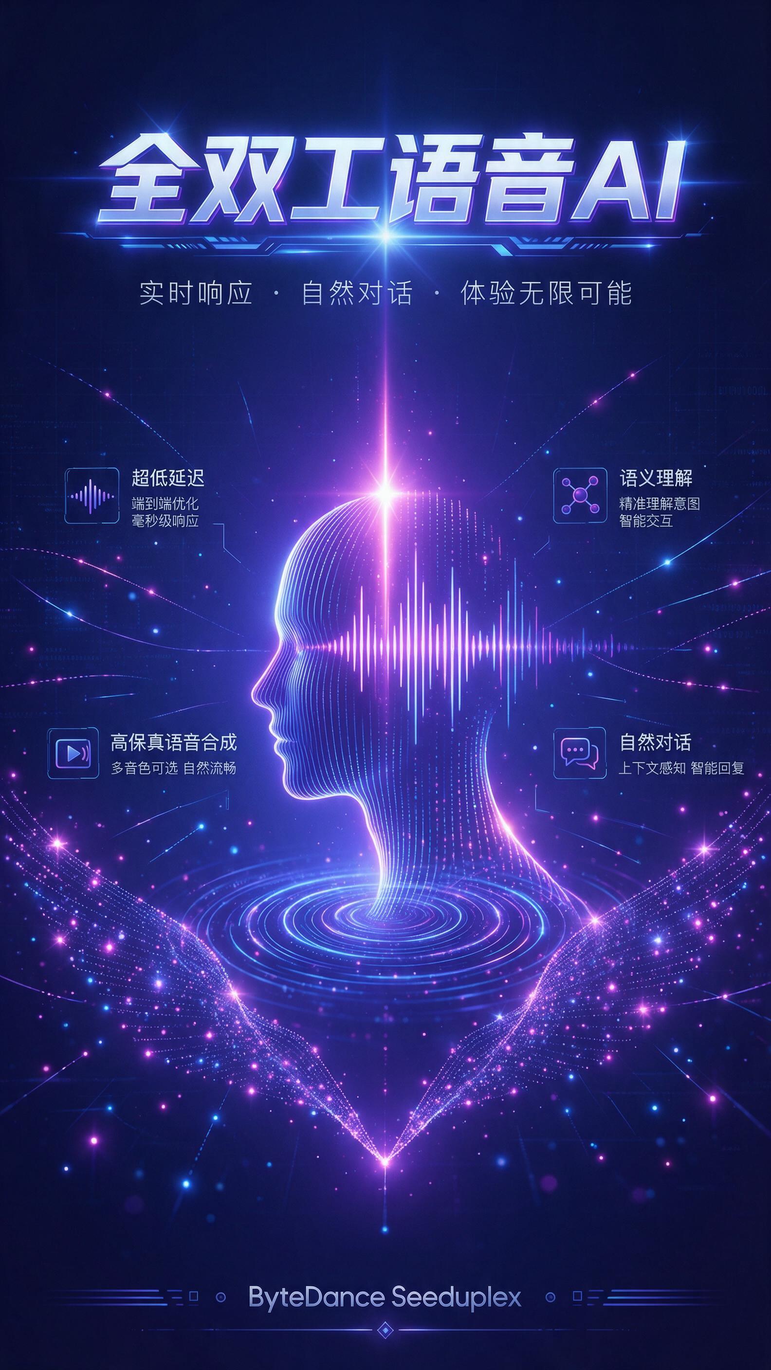 【炸裂！字节刚出的语音AI，居然会&34;抢话&34;了…】

家人们，语音AI的新天花板来了！
字节跳动Seed团队刚刚发布了一个叫 Seeduplex 的全双工语音模型——
简单说就是：AI终于学会边听边说了！
以前的语音助手啥德行你们都懂👇
你说一句，它等你说完，再答一句
中间还有尴尬的停顿，像在用对讲机