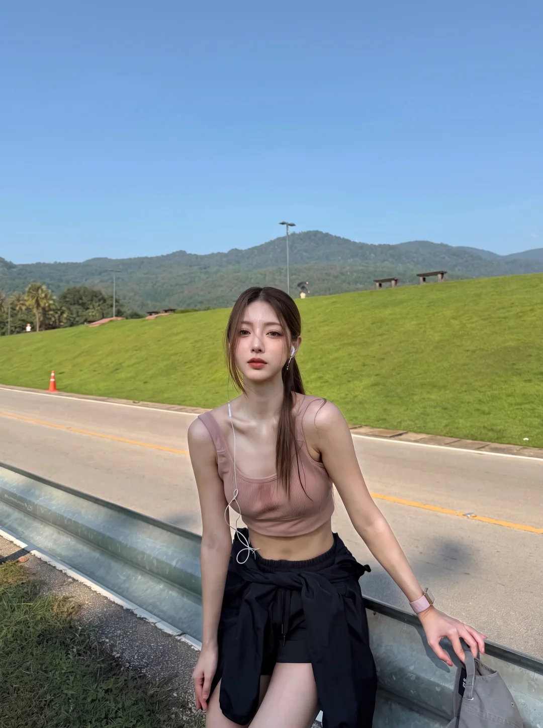 公园晨跑