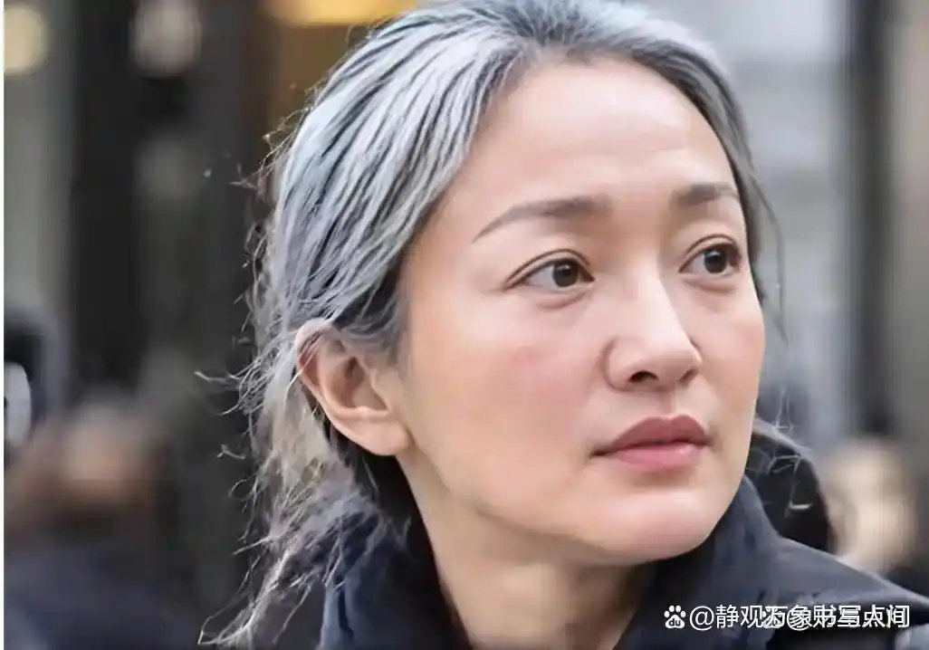 周迅顶着一头未染白发参加香奈儿香港活动，身旁刘嘉玲金高银收拾得严丝合缝，周迅顶白发赴秀，用一头白发撕开内娱冻龄遮羞布 ​